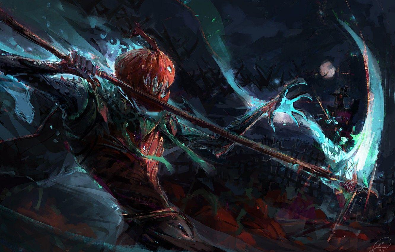 1332x850 night, monster, mouth, Halloween .