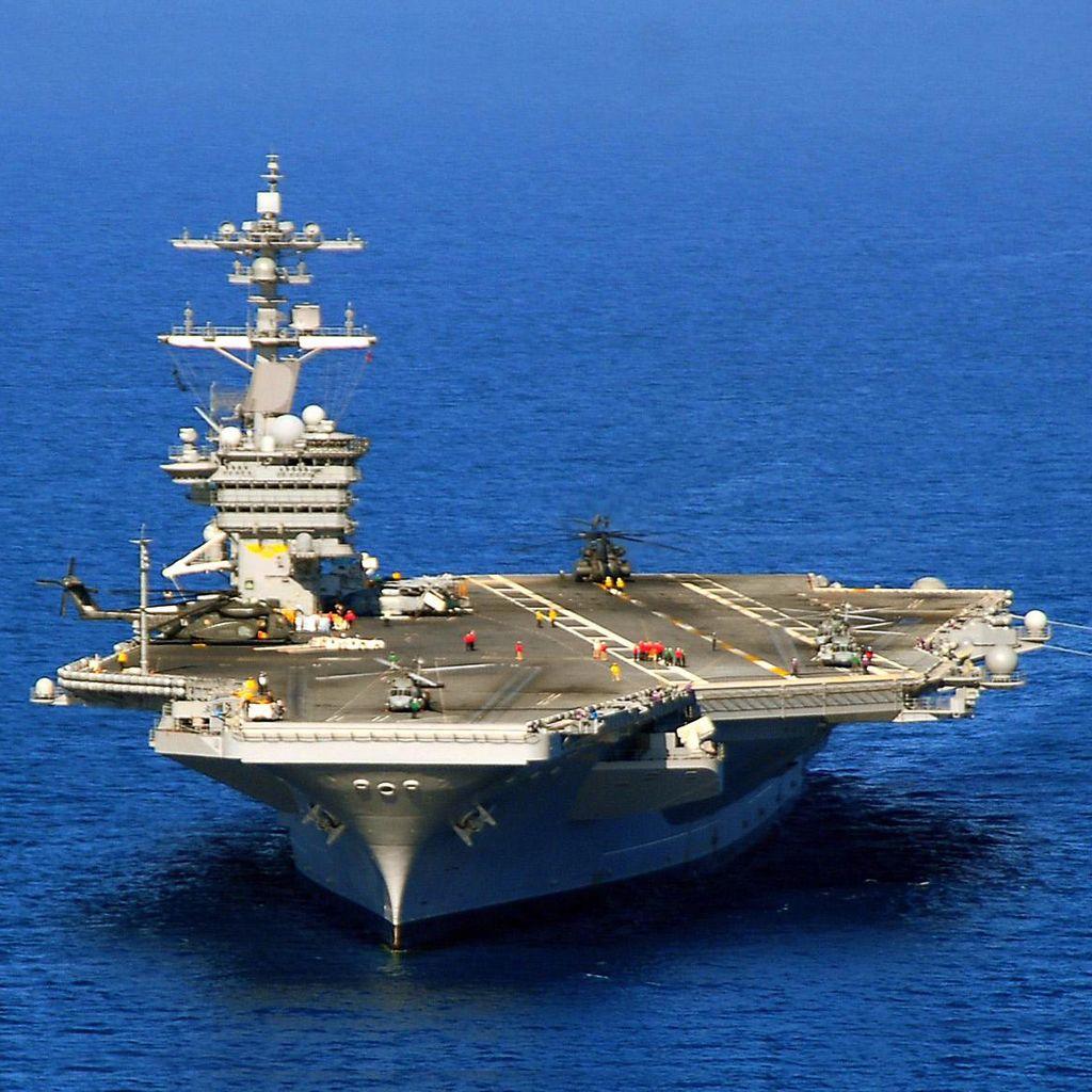 1024x1024 sports: Aircraft Carrier Wallpaper