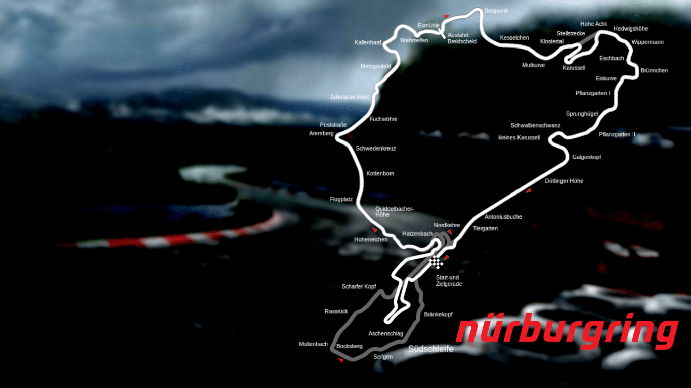 1366x768 Nurburgring PC wallpaper :