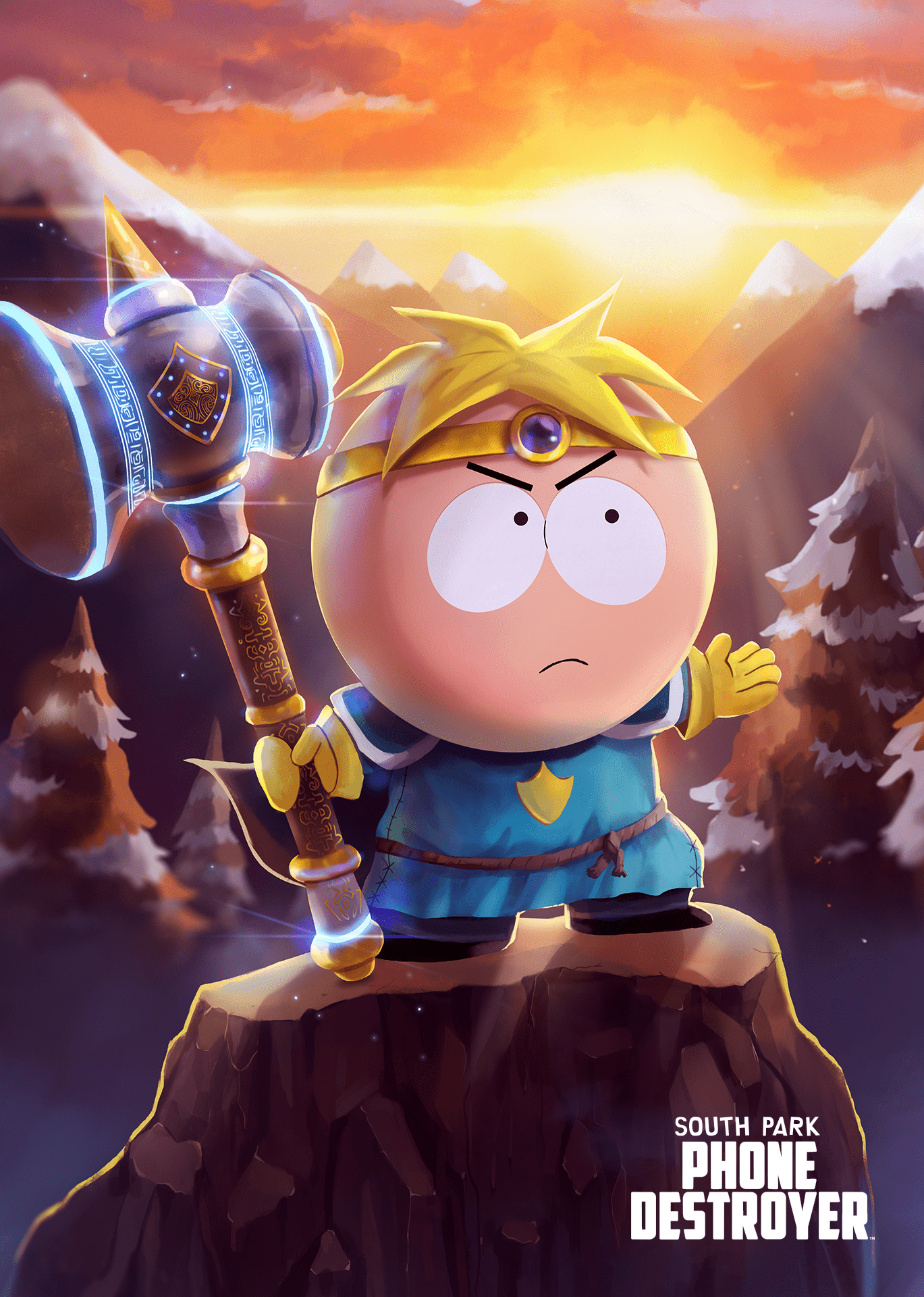 South park destroyer. Южный парк Паладин Баттерс. Южный парк разрушитель мобил. Южный парк Phone Destroyer. South Park Phone Destroyer Стэн.