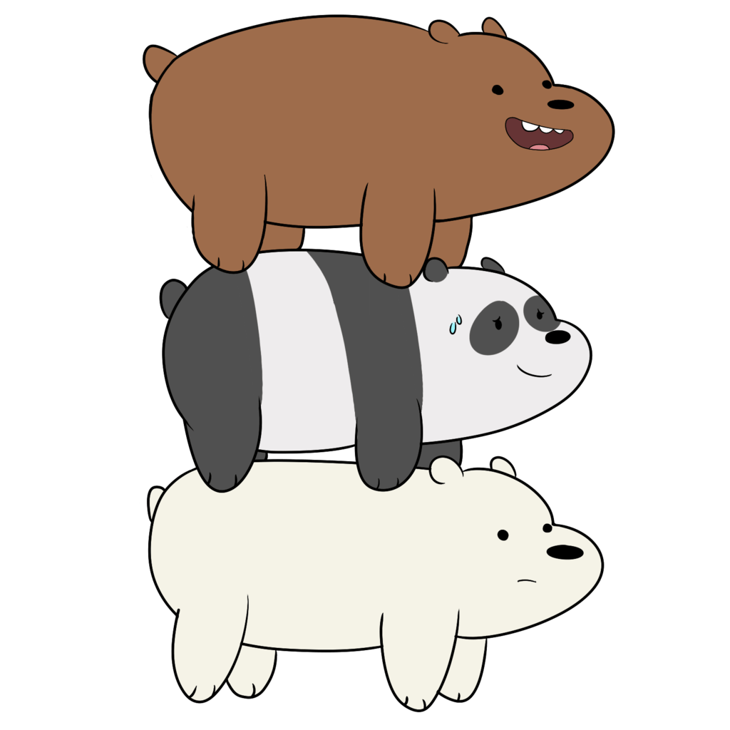 1024x1024 We Bare Bears Wallpaper