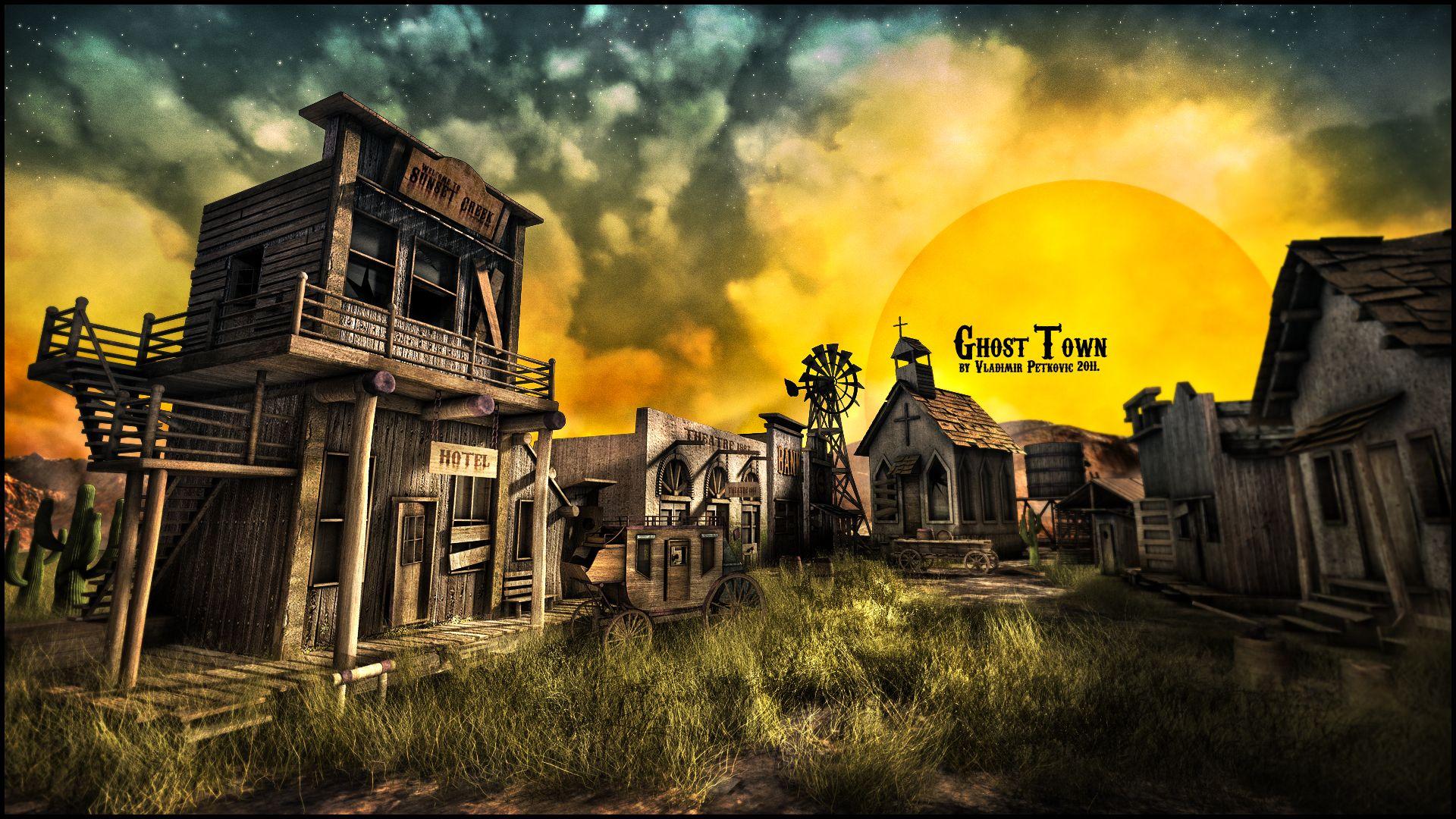 Ghost Town Wallpapers - Top Free Ghost Town Backgrounds - WallpaperAccess