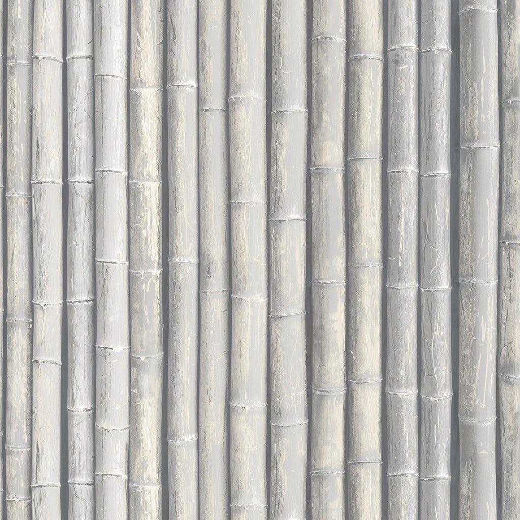 1024x1024 Bamboo Wallpaper, Wood Texture in Grey .overstock.com · In stock