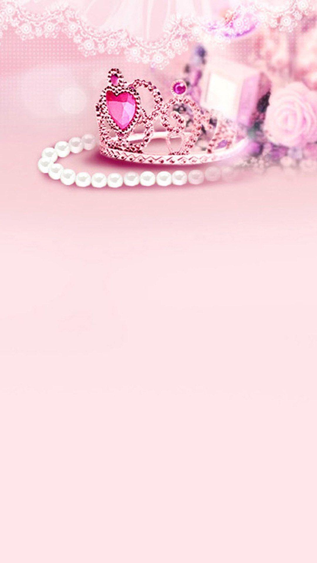 1080x1920 Princess Crown Background