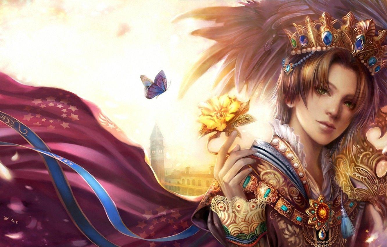 1332x850 Wallpaper flower, decoration, crown .