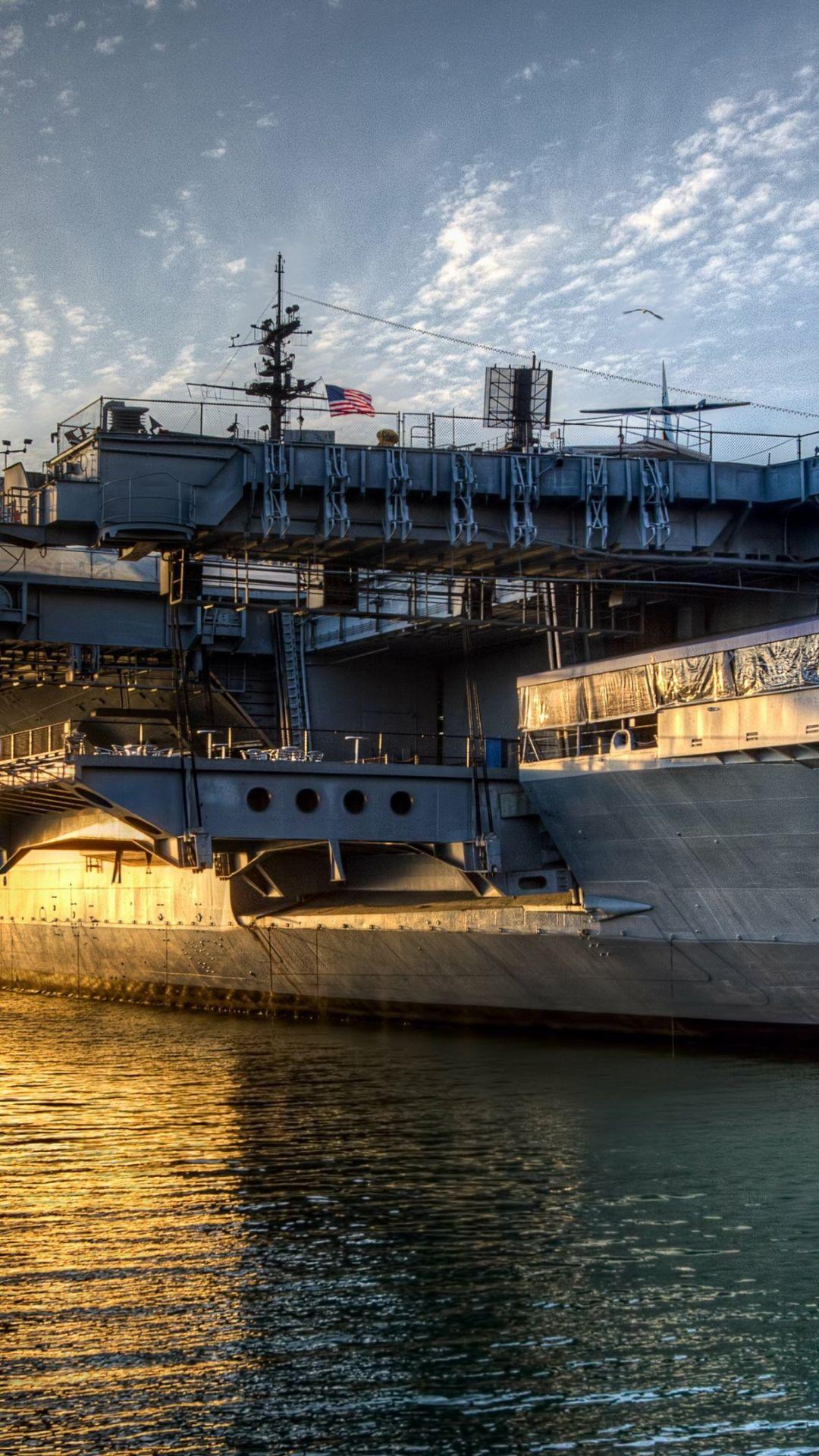 1080x1920 Uss Midway Aircraft Carrier Ultra HD