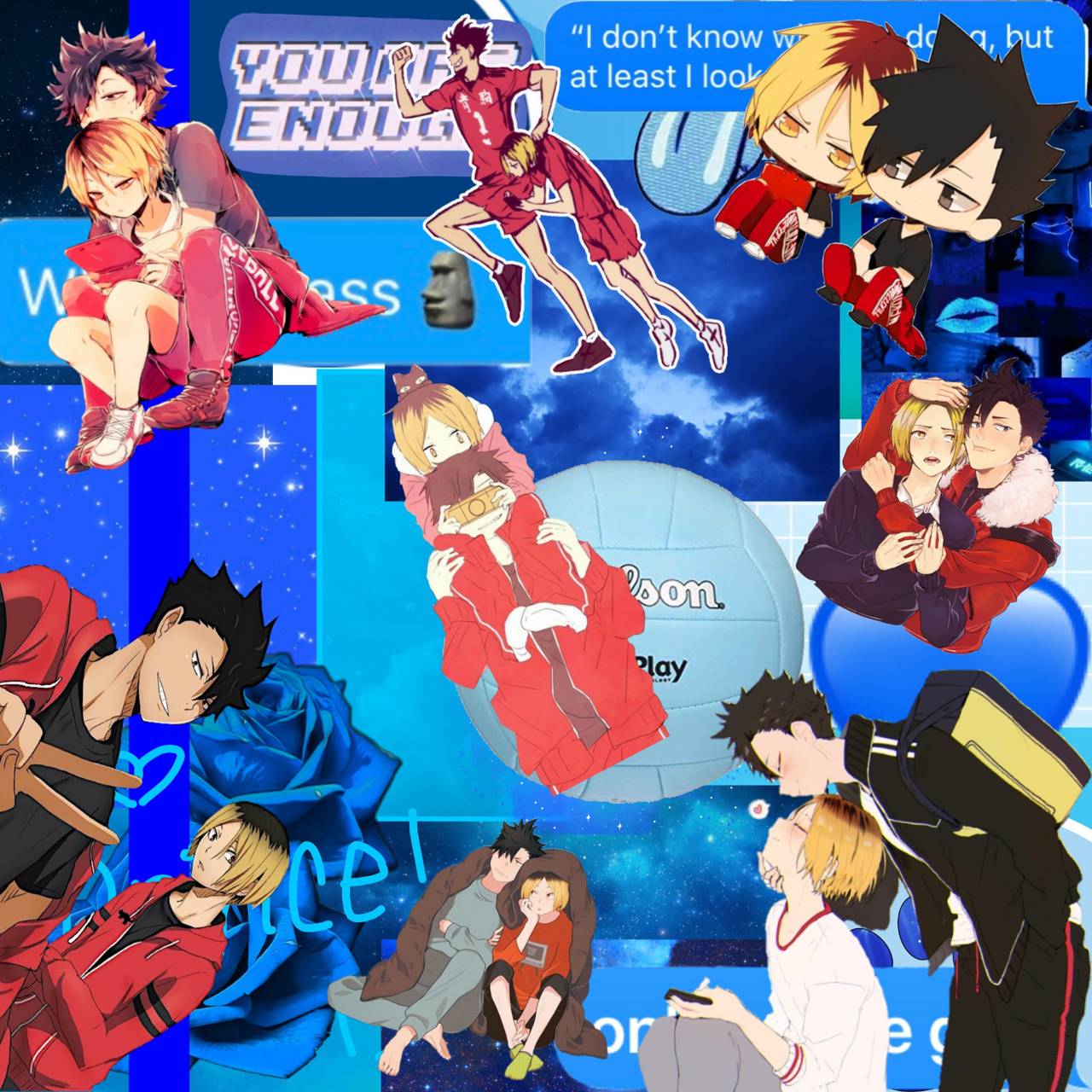 1280x1280 Kenma x Kuroo wallpaper by DoraHernaut .