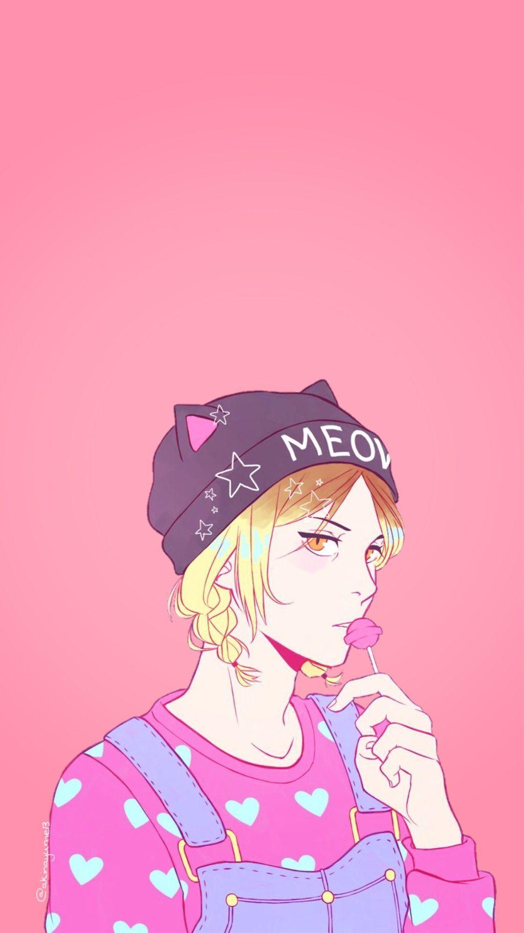 1024x1822 Wallpaper Haikyuu Kenma.