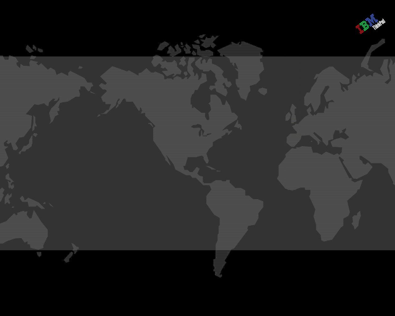 1280x1024 IBM world map desktop PC and .