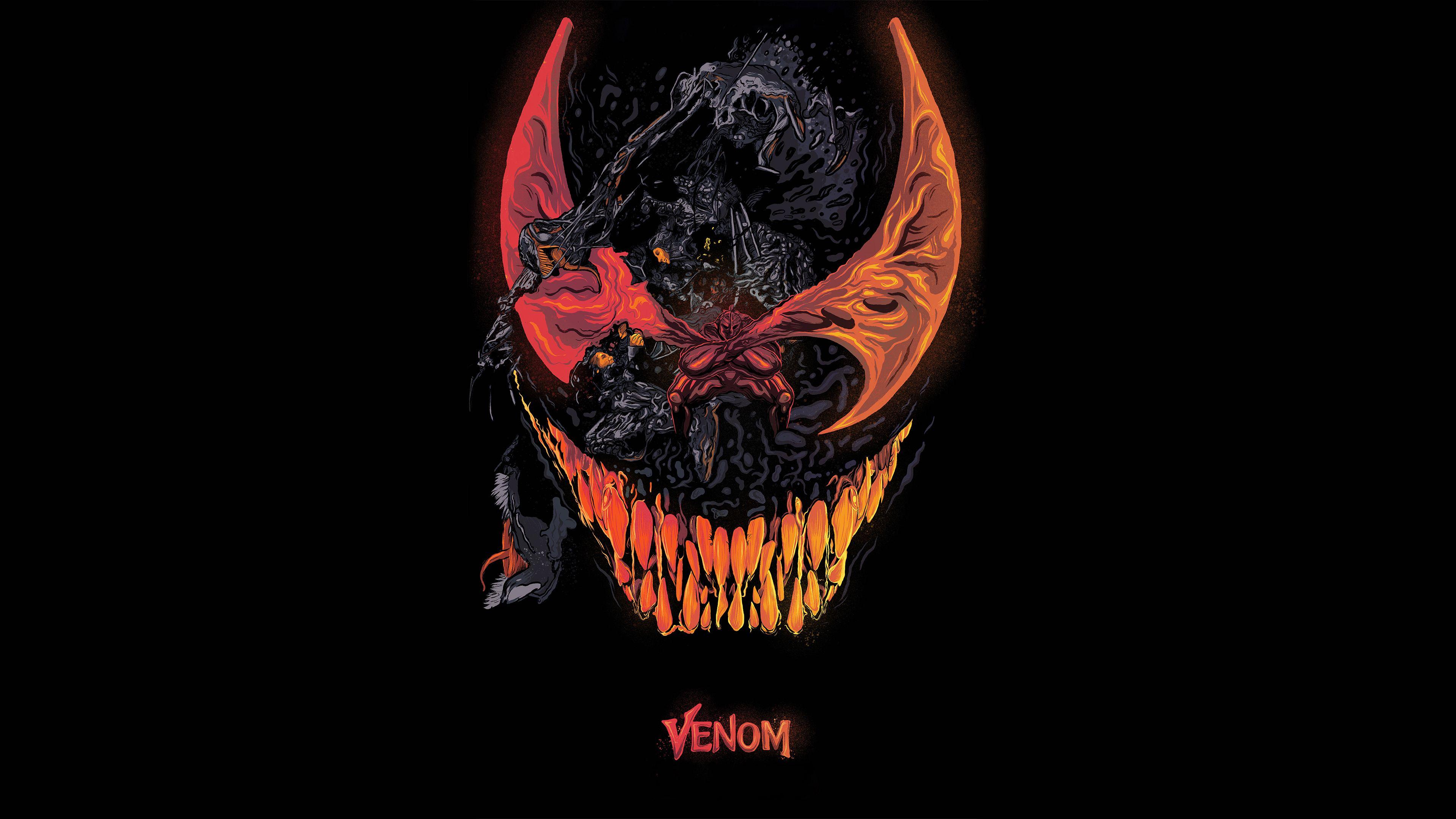 Venom Neon Wallpapers - Top Free Venom Neon Backgrounds - WallpaperAccess