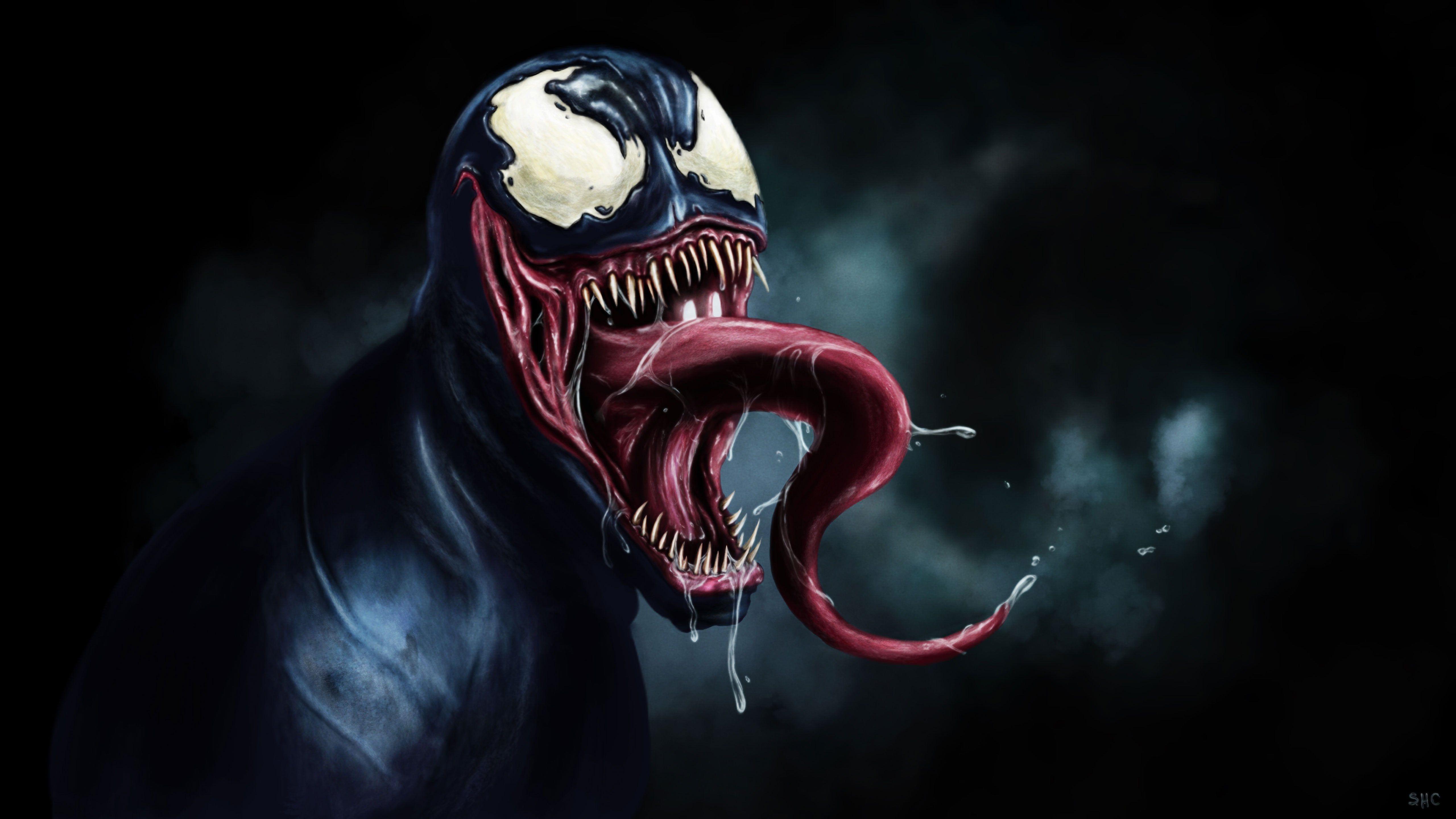 5120x2880 5120x2880] [5k] Venom drawing :