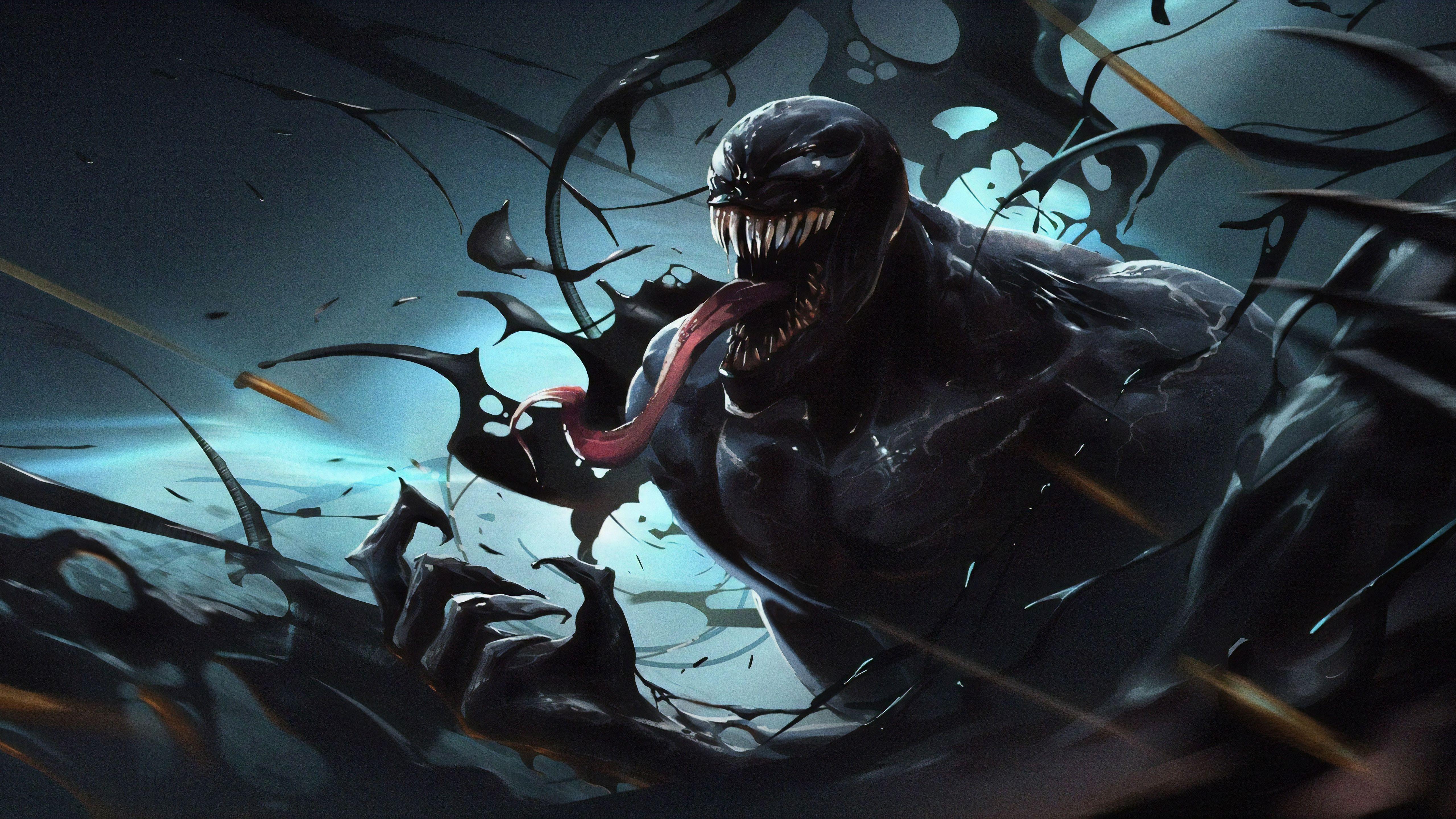 5120x2880 Venom Artwork 5K Wallpaper. HD .hdwallpaper.in