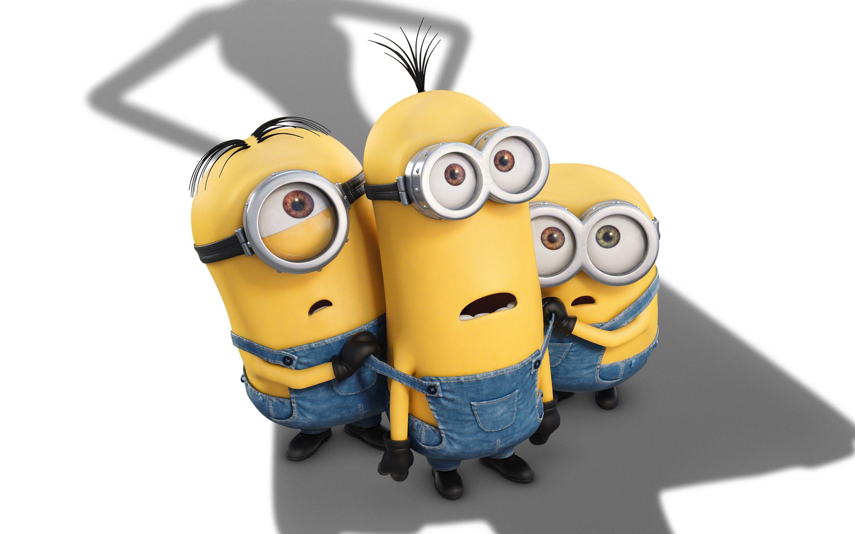 2880x1800 Cute Minion Background .line.