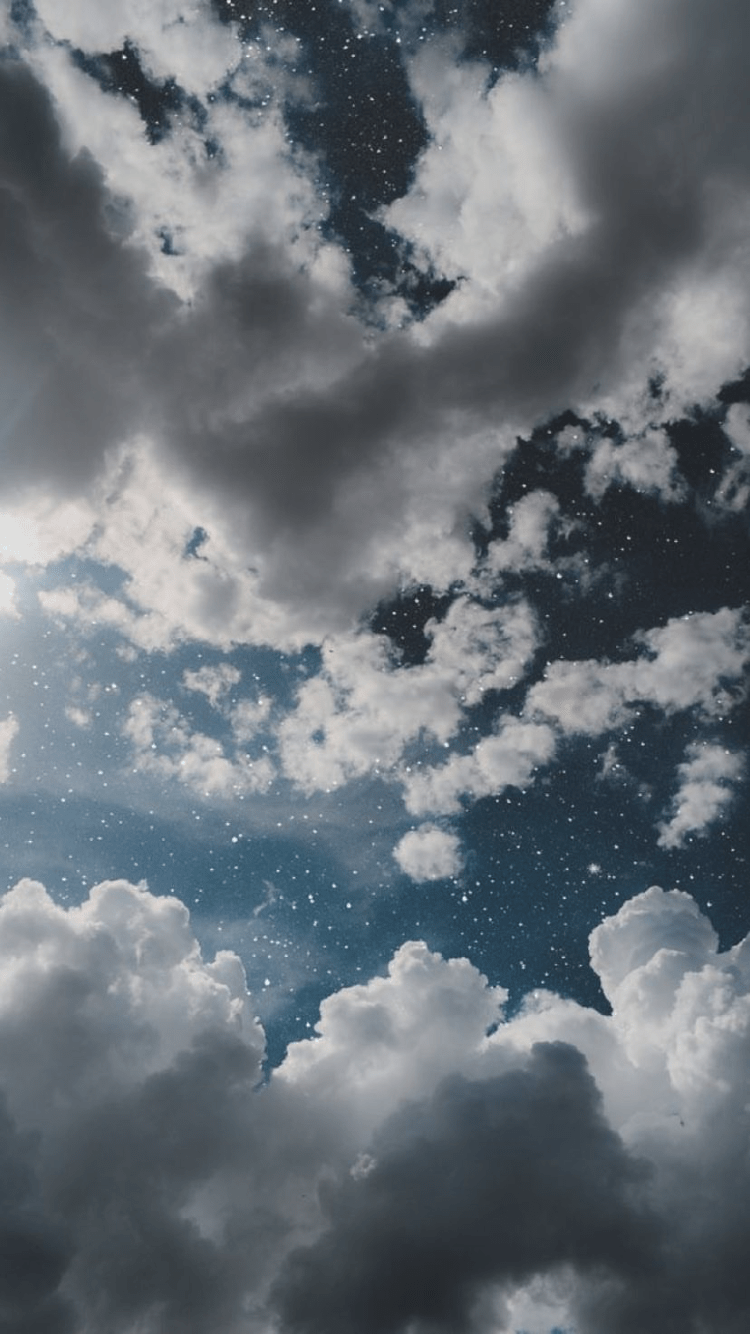 750x1334 clouds. Sky aesthetic, Cloud wallpaper .pt