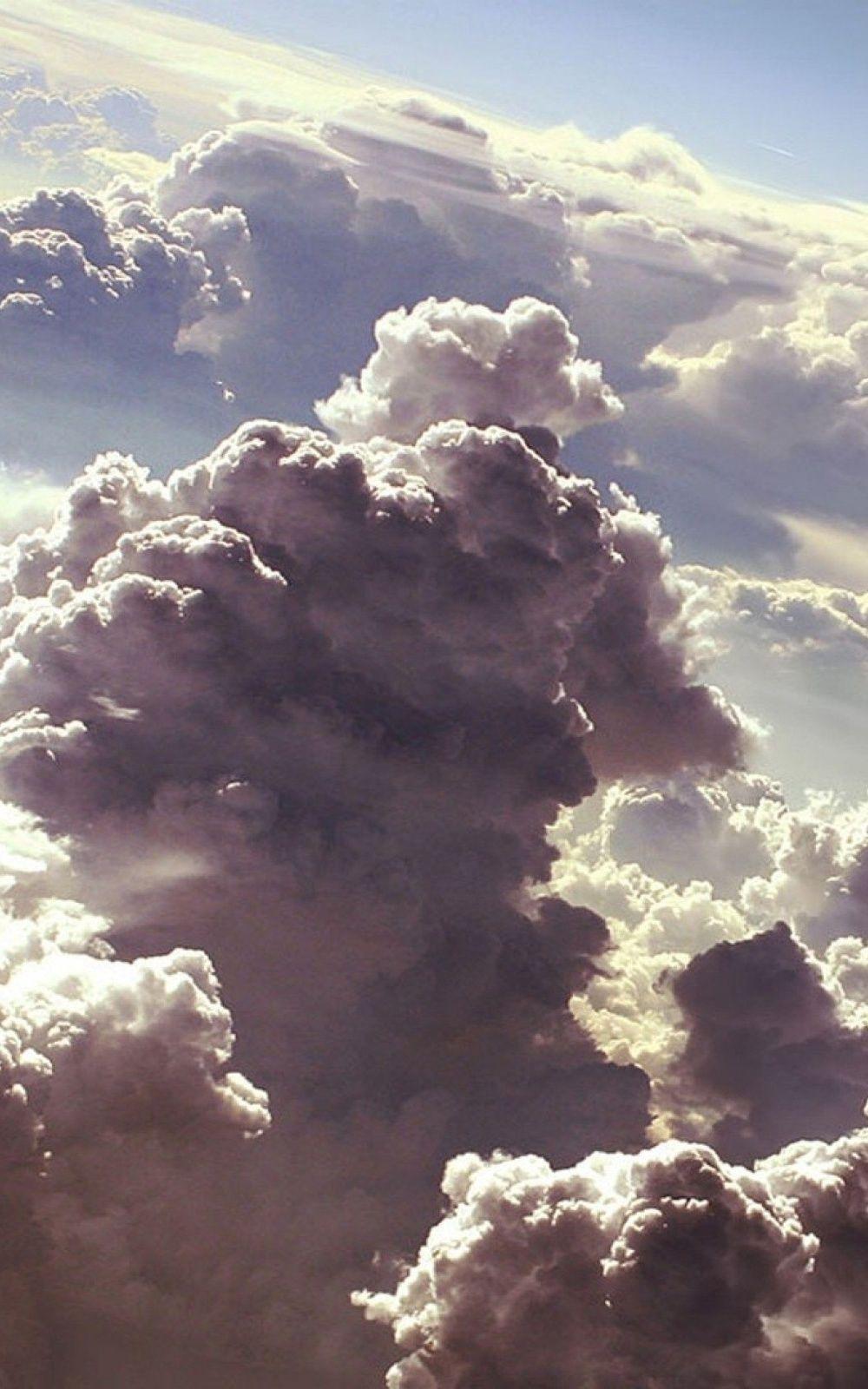 Trang hình nền những đám mây thẩm mỹ thiên thần 1000x1600