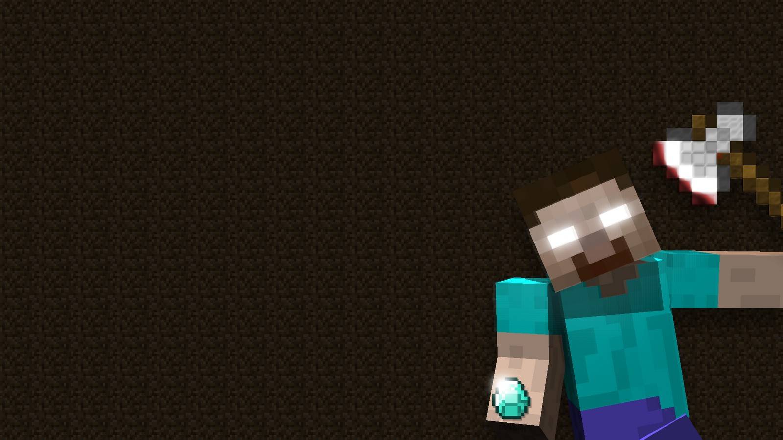 1600x900 Herobrine Wallpaper Minecraft