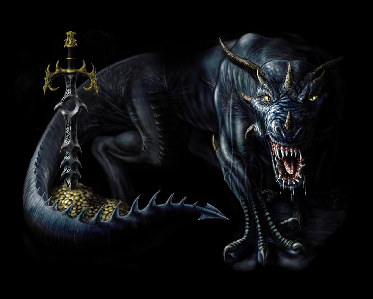 1280x1024 Dragon Wallpaper