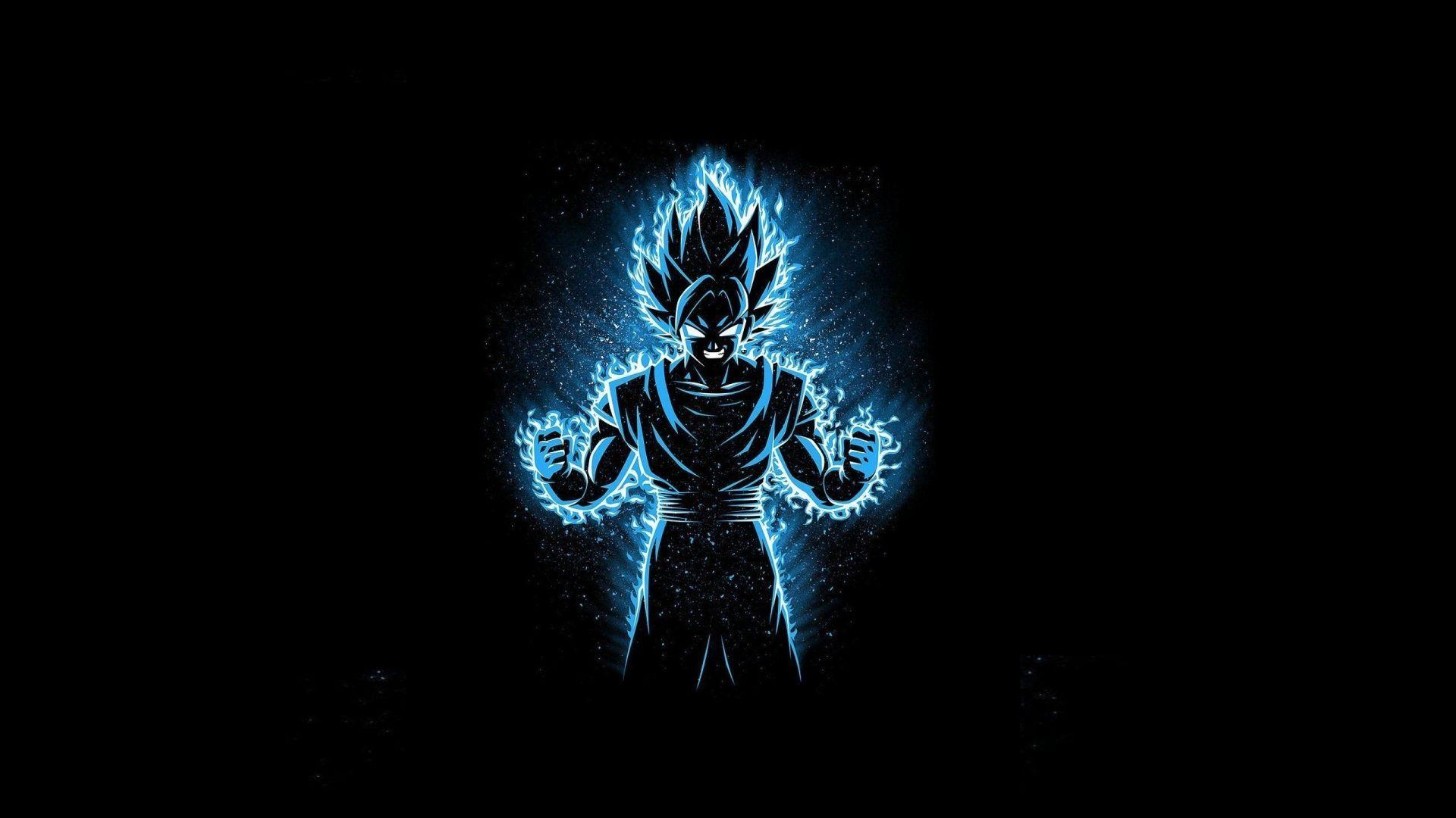 1920x1080 black, dragon ball, dark, minimal .