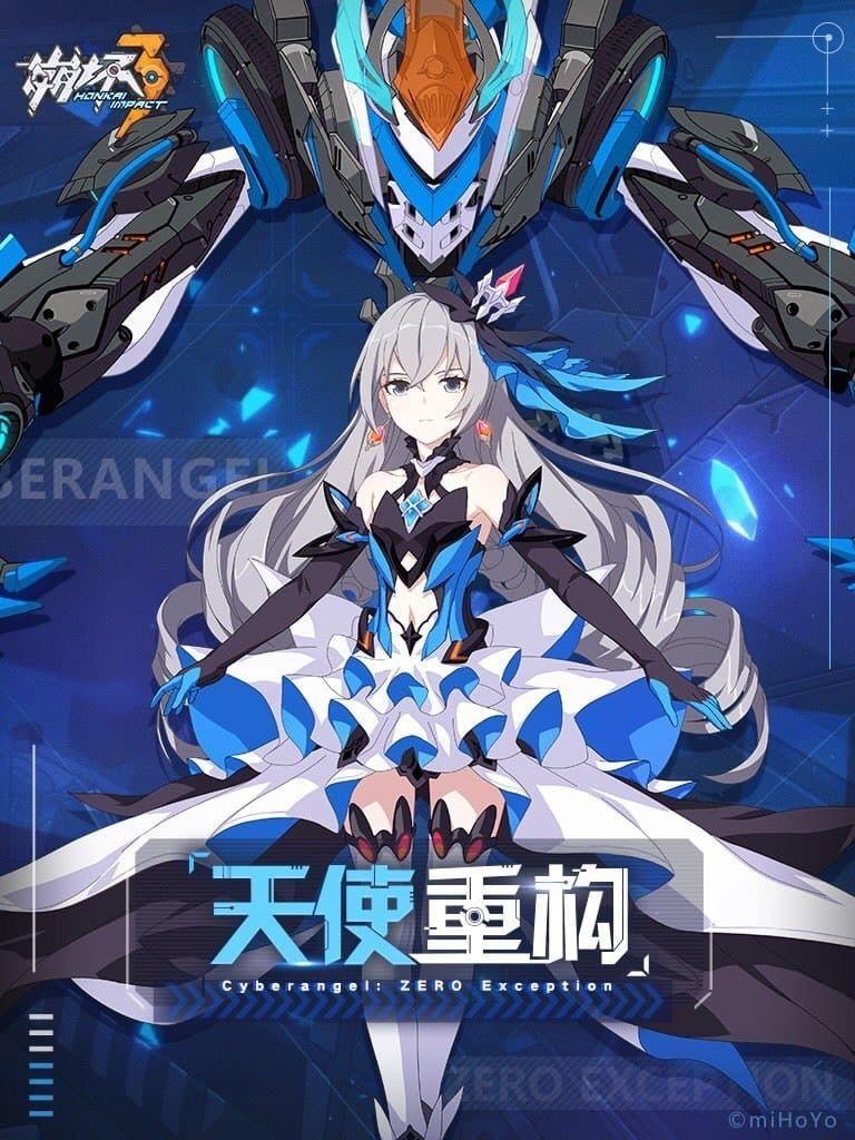 768x1024 Honkai Impact 3 Bronya Cyberangelarknights Op.