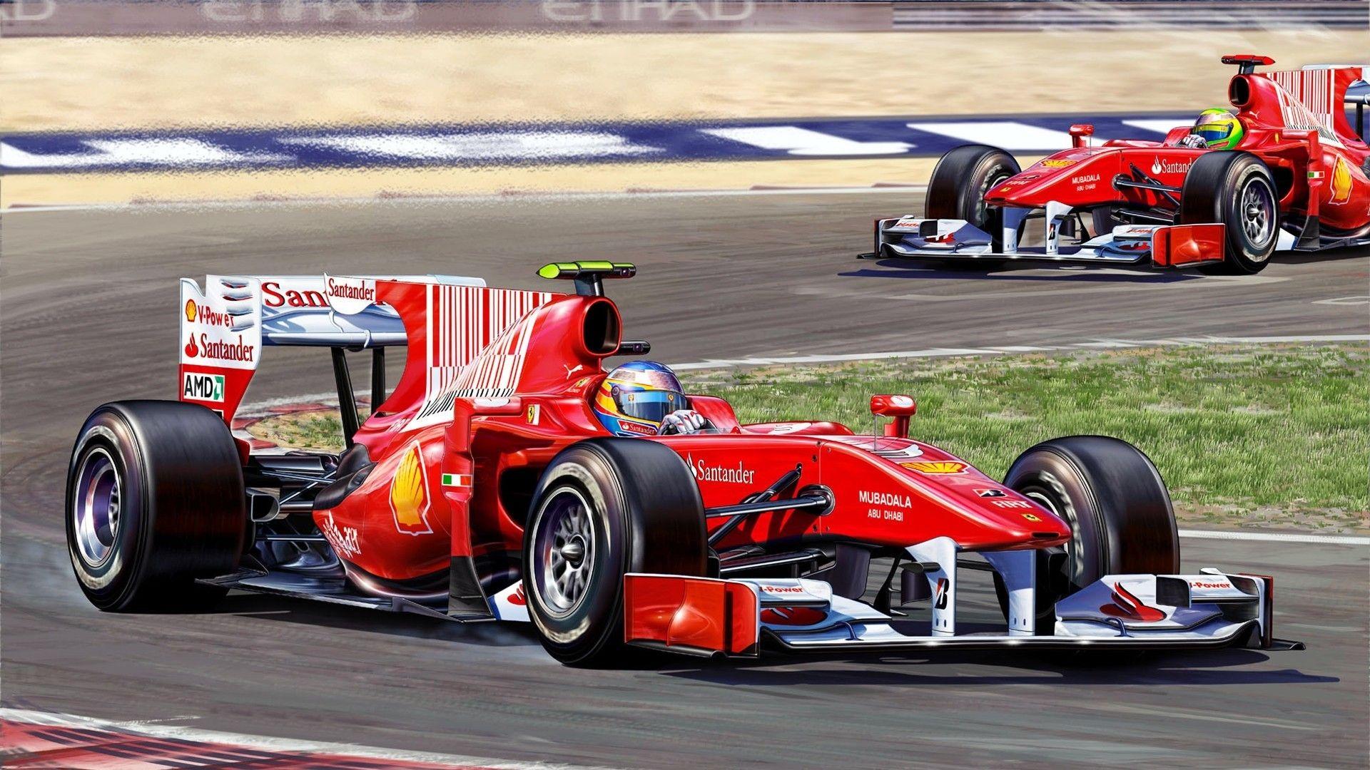 1920x1080 Fernando Alonso, Ferrari, Formula 1 Wallpaper HD / Desktop and Mobile Background