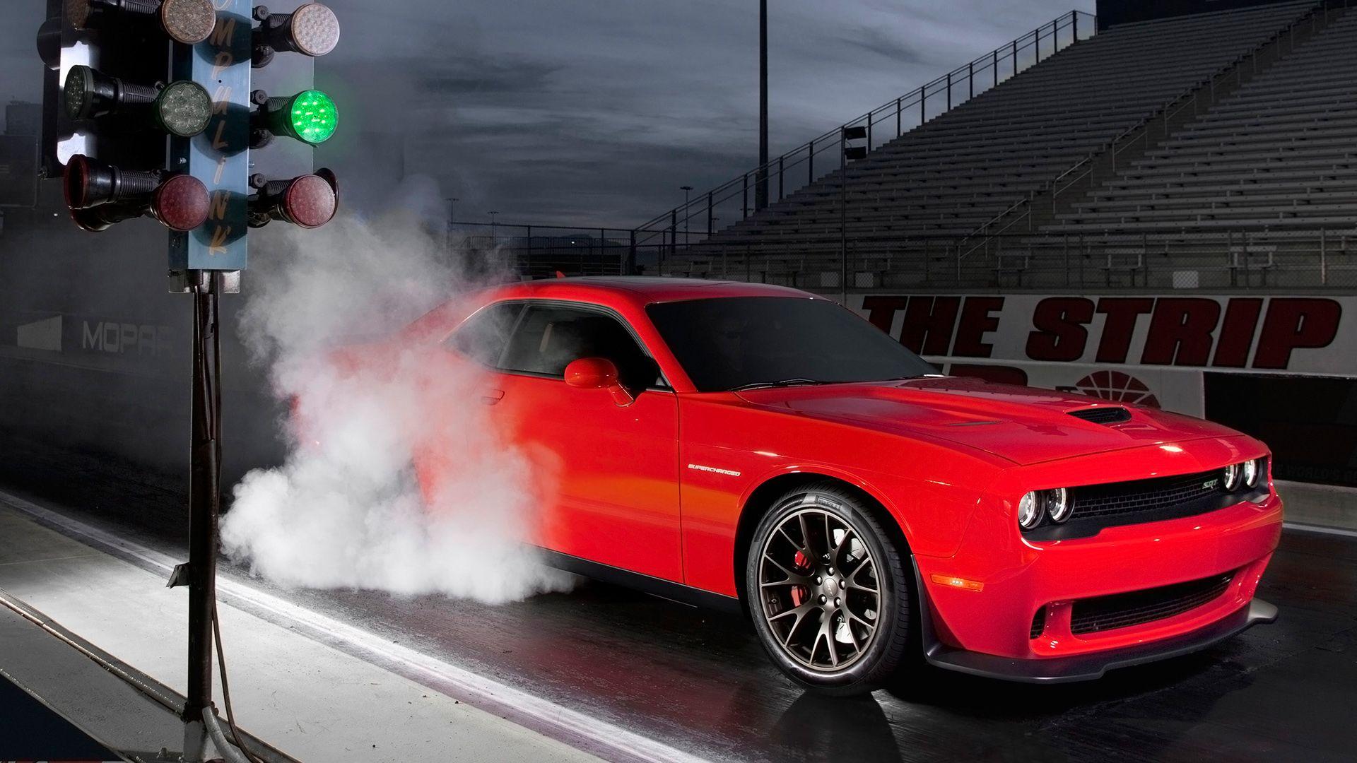 1920x1080 Dodge Challenger SRT Burnout .