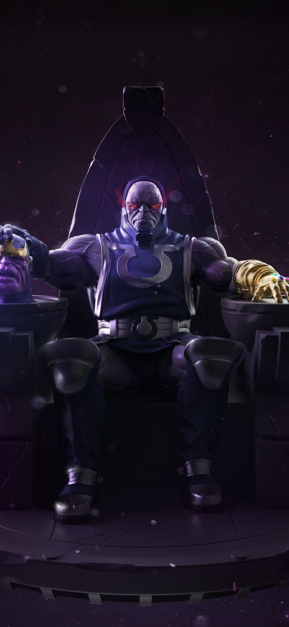 1125x2436 Justice, Darkseid, Comic, Artwork .