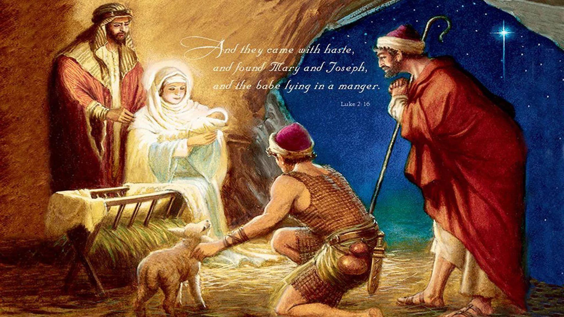 1920x1080 Christian Christmas Wallpaper .