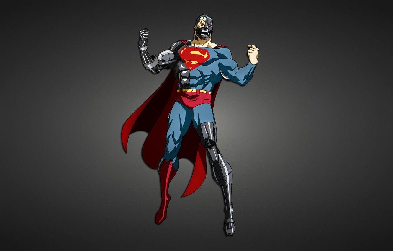 1332x850 Wallpaper metal, robot, Superman .