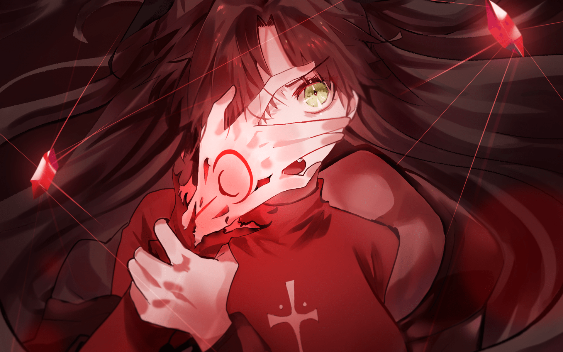 1920x1200 Download wallpaper Tohsaka Rin .