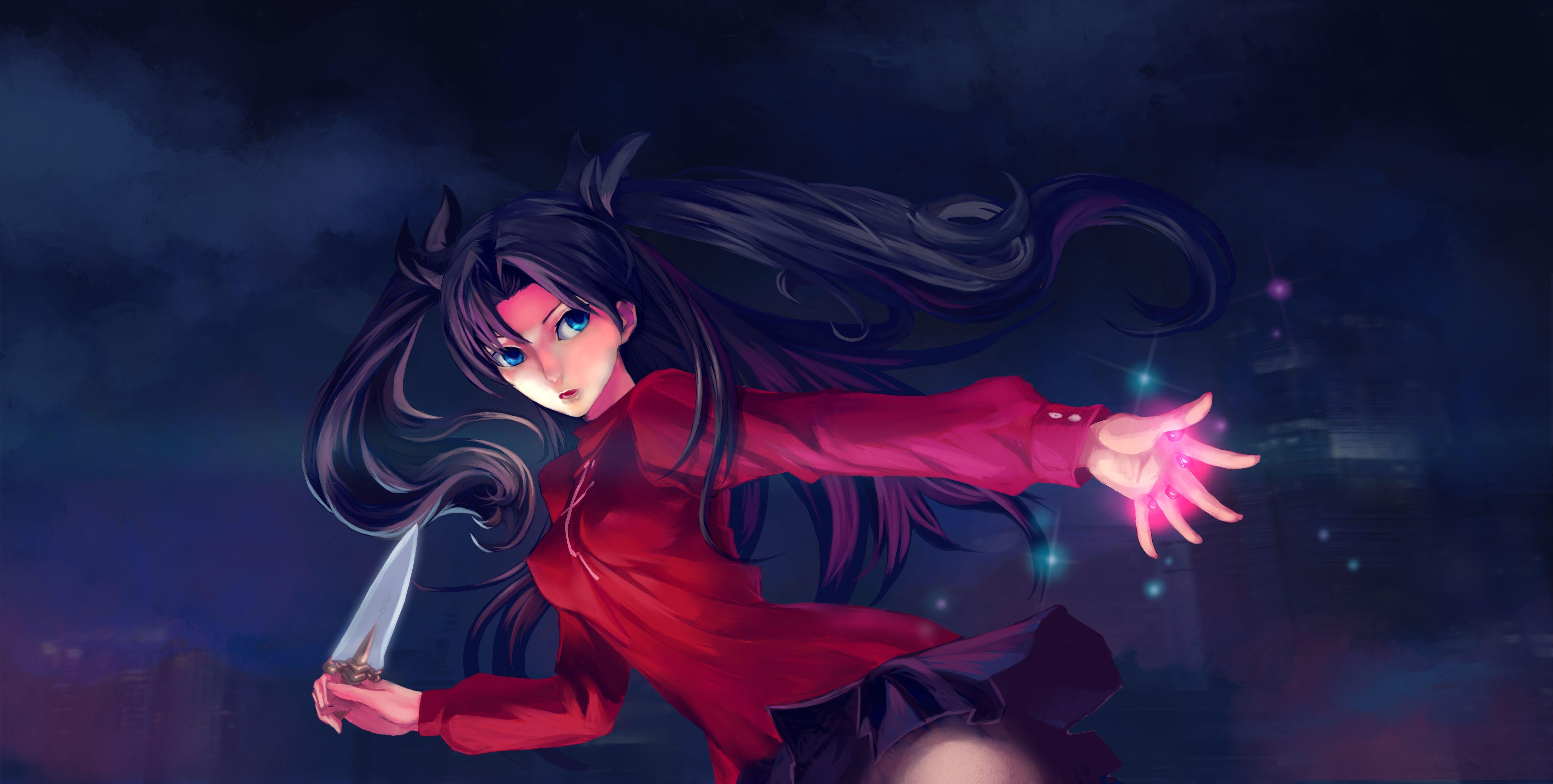 4960x2505 Fate Stay Night Kikira Tohsaka Rin .