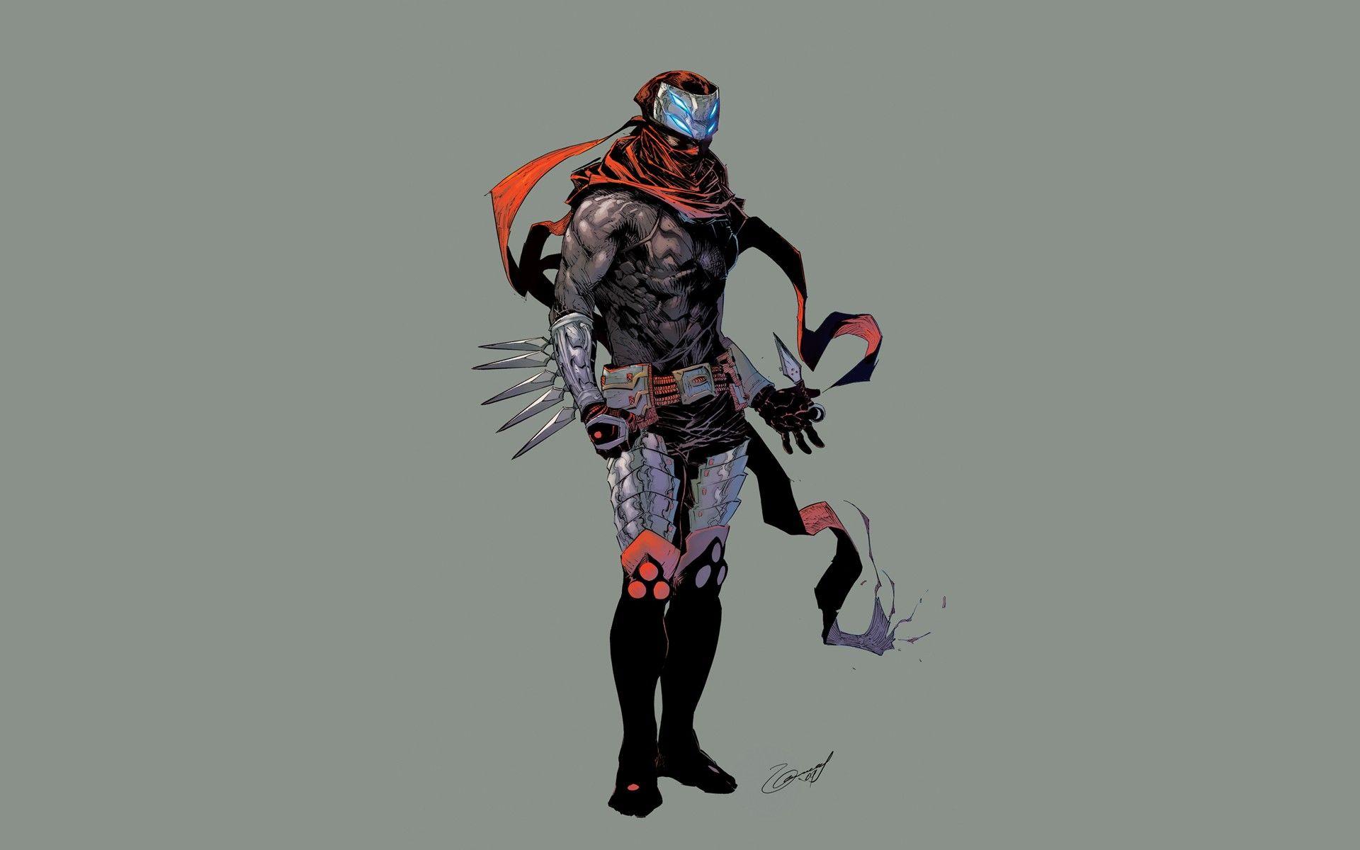 1920x1200 video games, Sega Entertainment, ninjas, suit, samurai, blade, armor