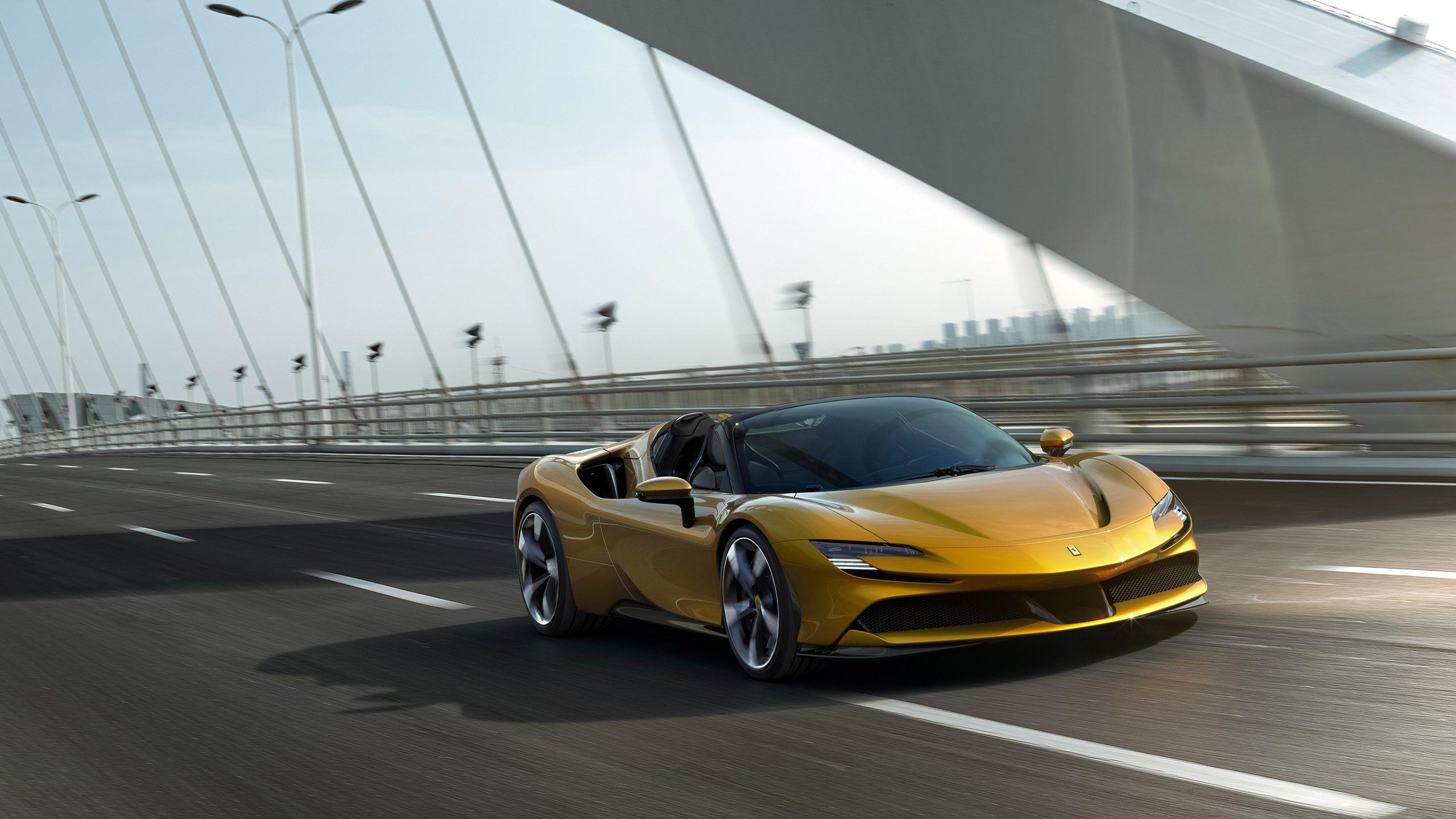2560x1440 Ferrari SF90 Spider Wallpaper