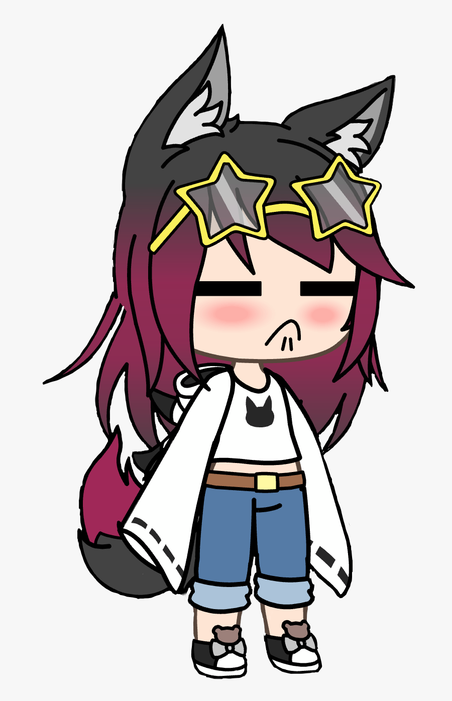 900x1396 Gacha Life Wolf