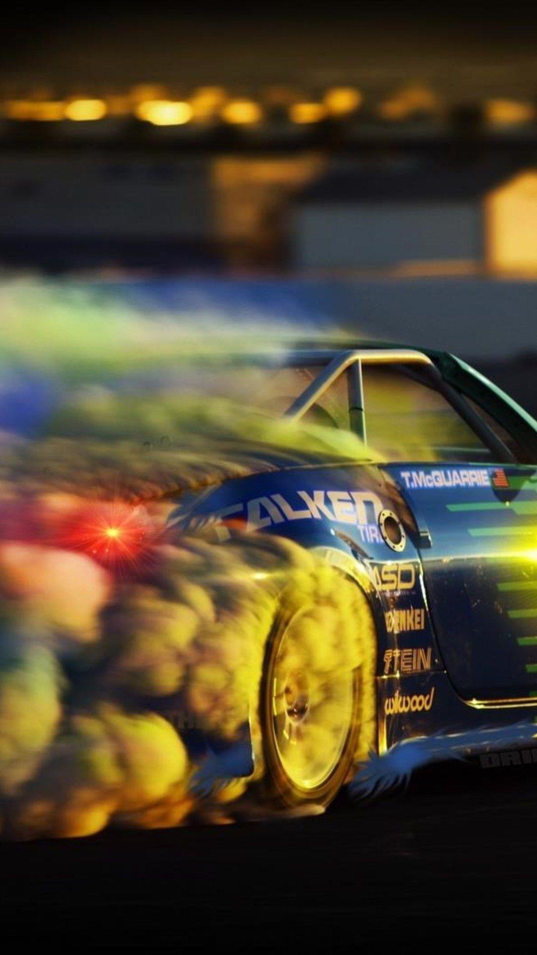 1080x1920 Nissan 350Z Drifitng iPhone 6s, 6 Plus, Pixel xl , One