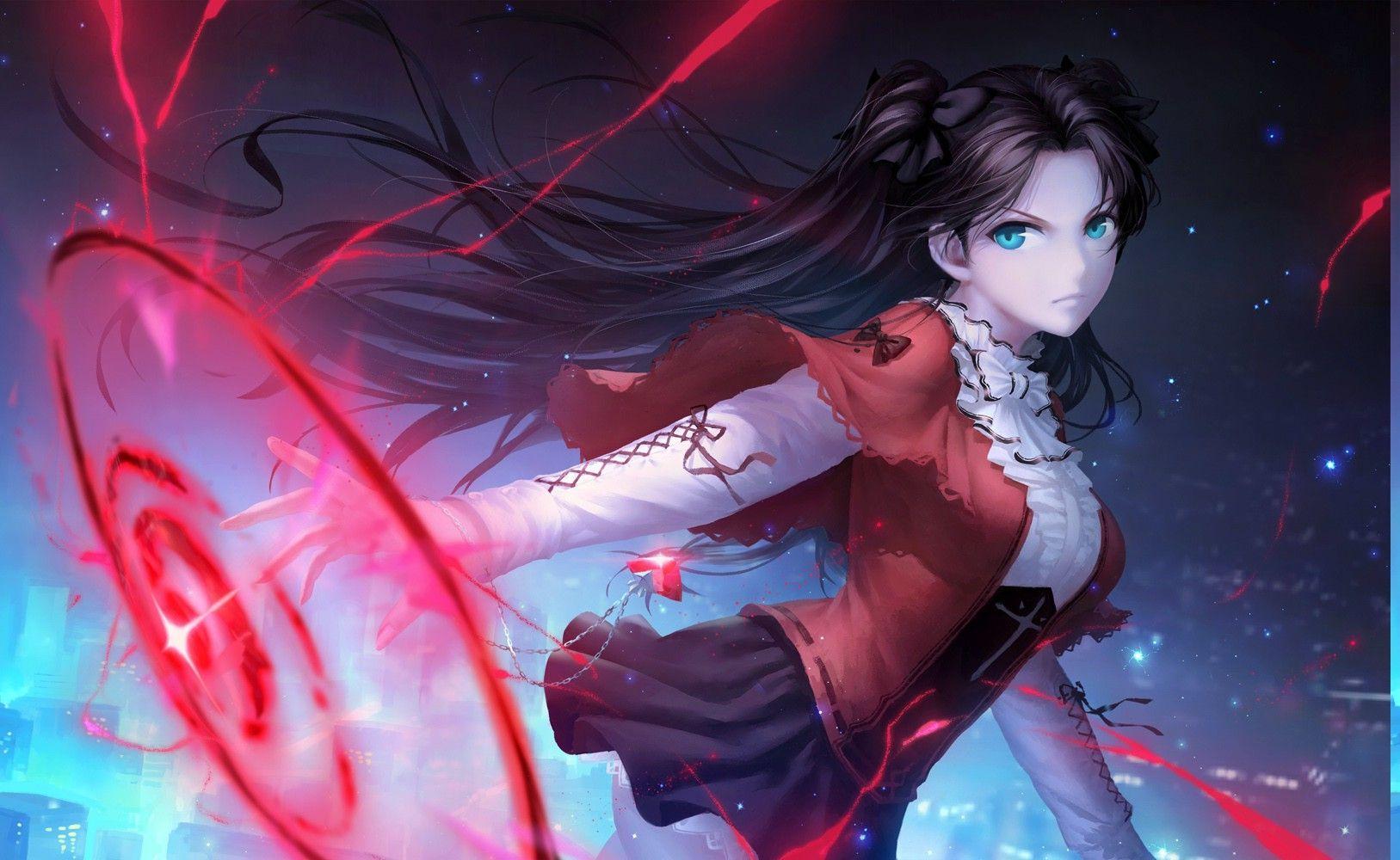 1627x1000 anime Girls, Anime, Artwork, Fate .