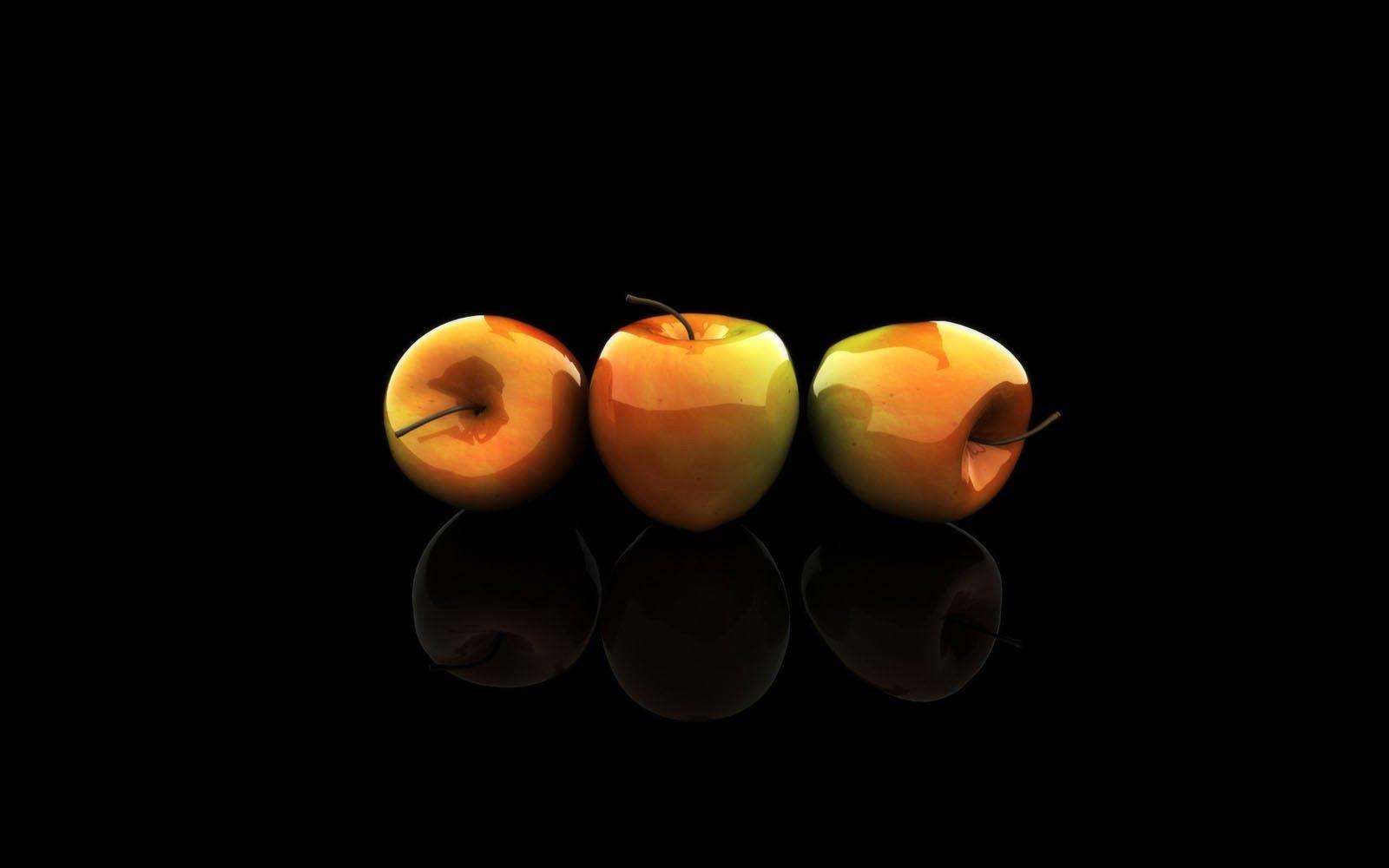 1600x1000 Gold Apple Wallpaperwallpaper.dog