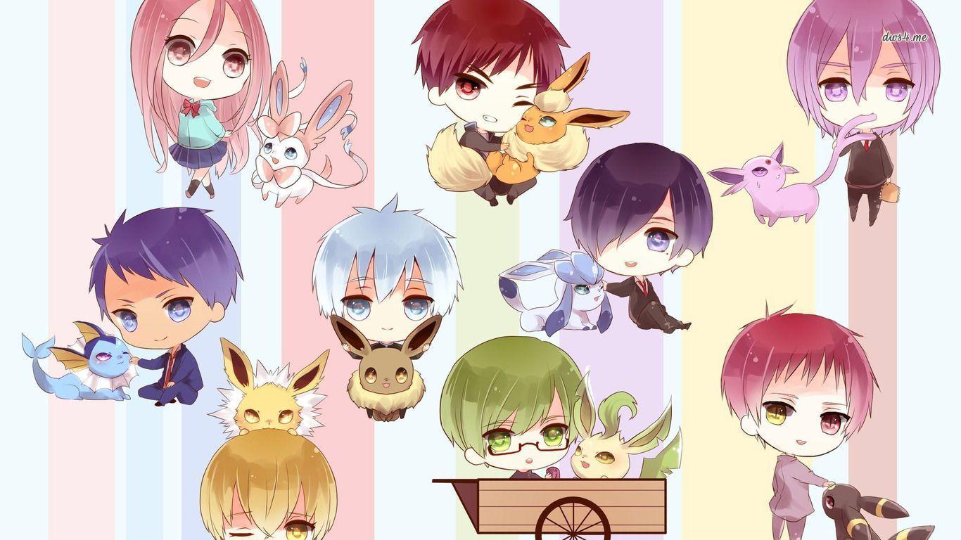 1366x768 Kurokos Basketball Characters With .