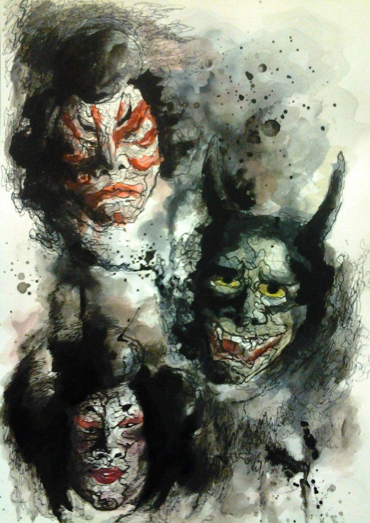 752x1063 Kabuki Masks