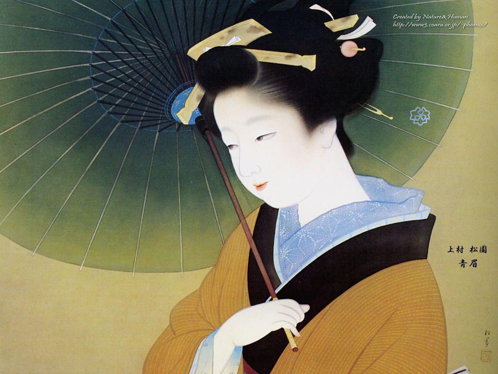 1024x768 Japanese Art Wallpaper