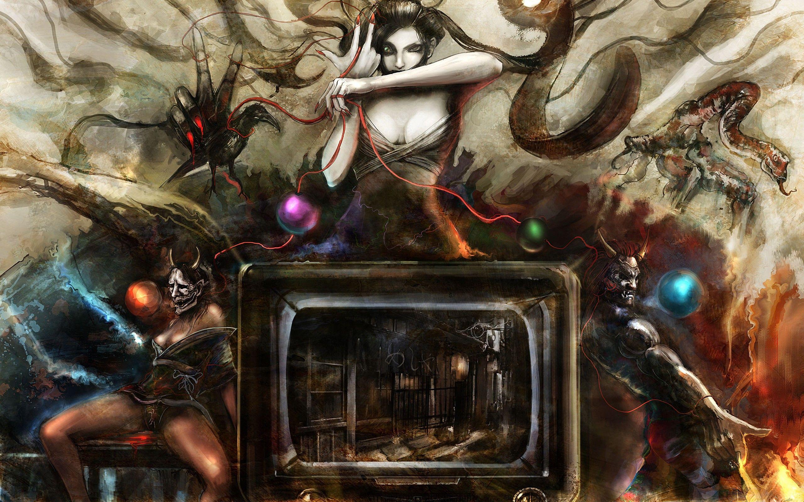 2560x1600 Download the Dark Kabuki Magic Wallpaper, Dark Kabuki Magic iPhone