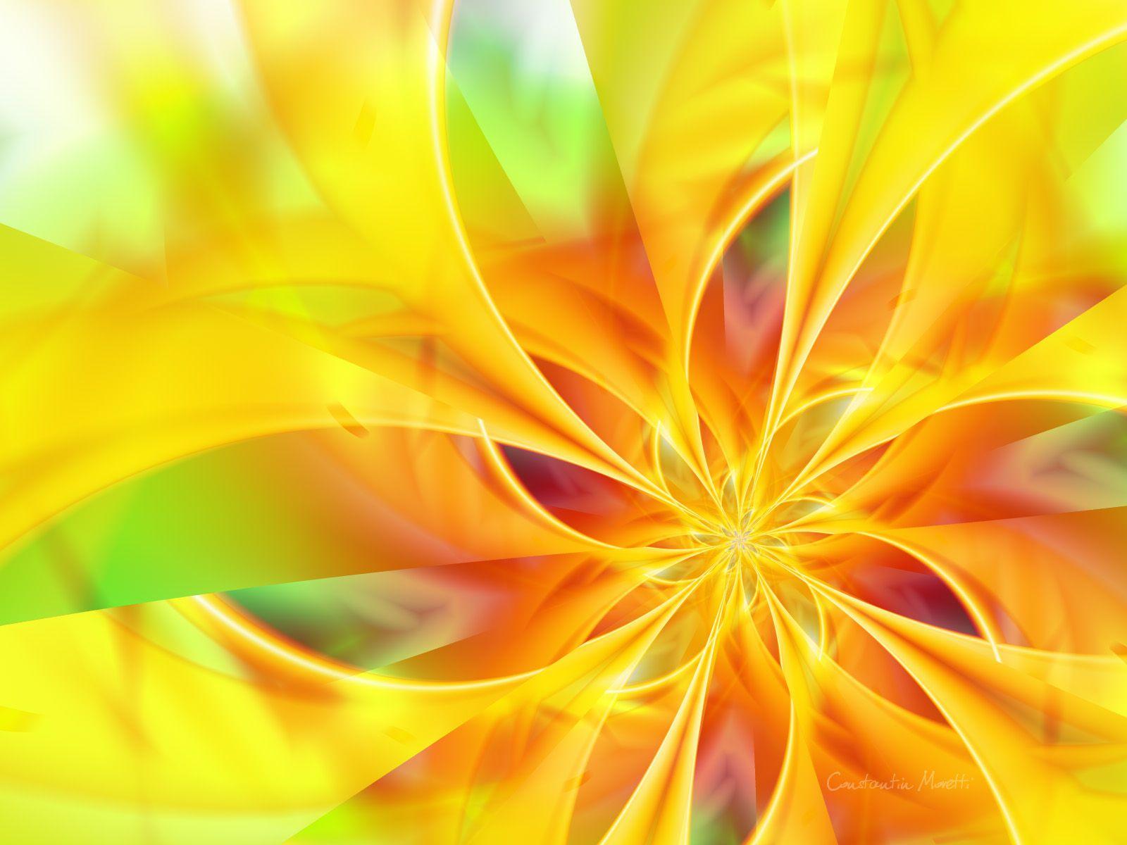 1600x1200 Yellow Wallpaper 7