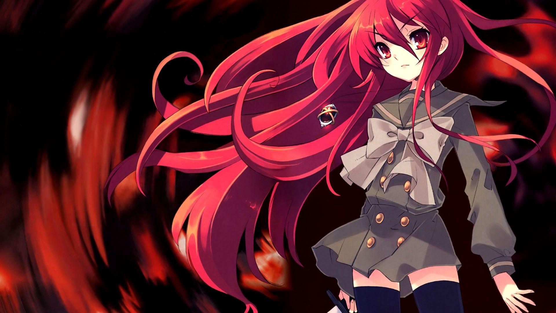 1920x1080 Shakugan no Shana, school uniforms, Shana, anime, anime girls