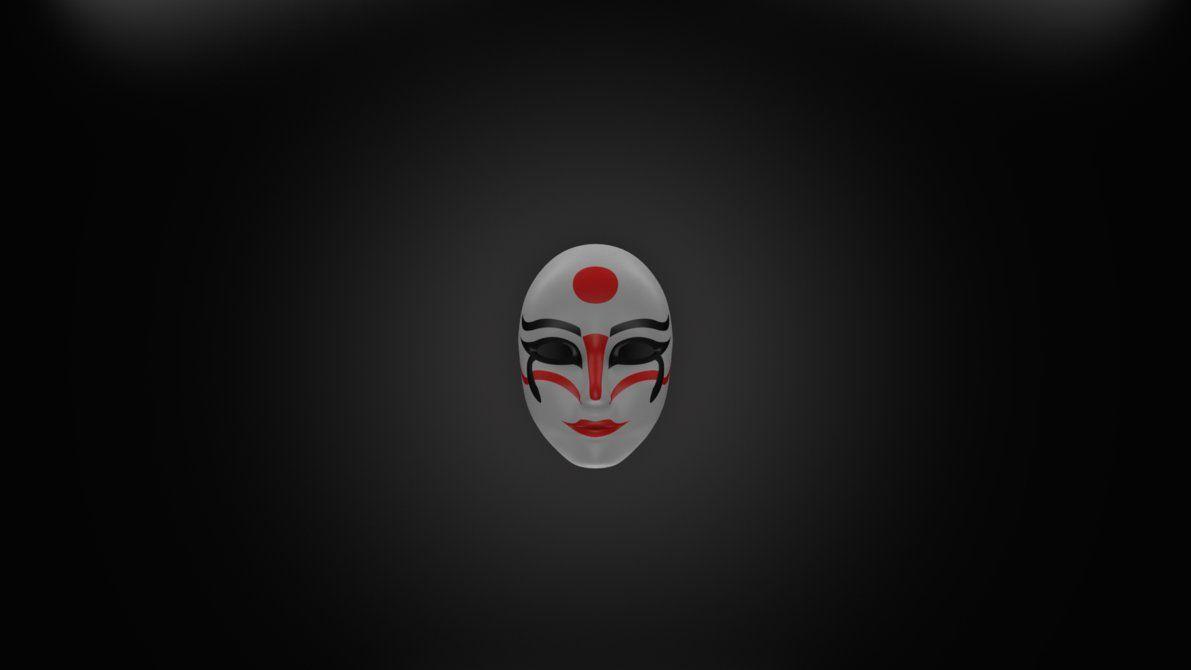 1191x670 Kabuki mask wallpaper