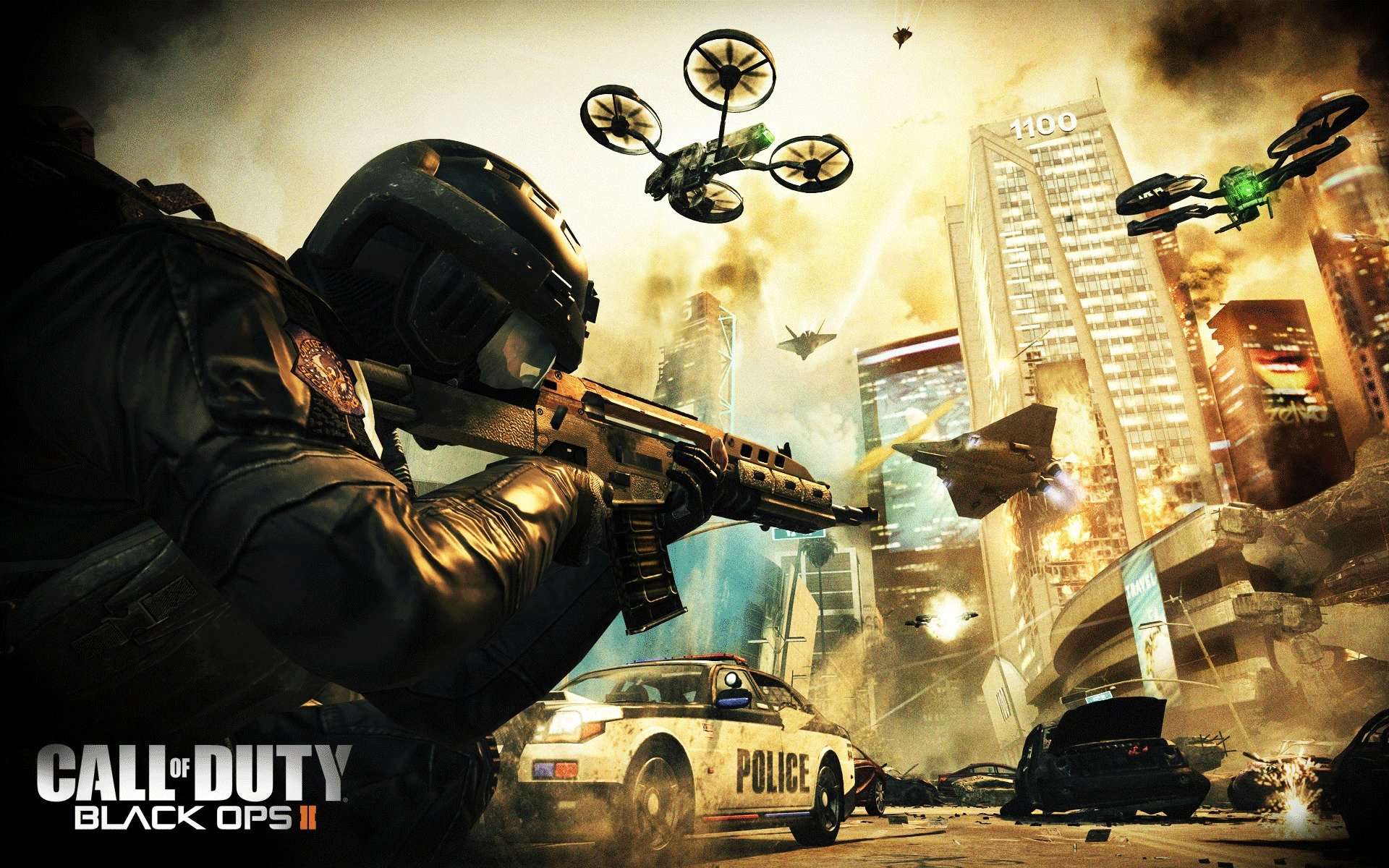 1920x1200 Black Ultra HD Gaming Wallpaper