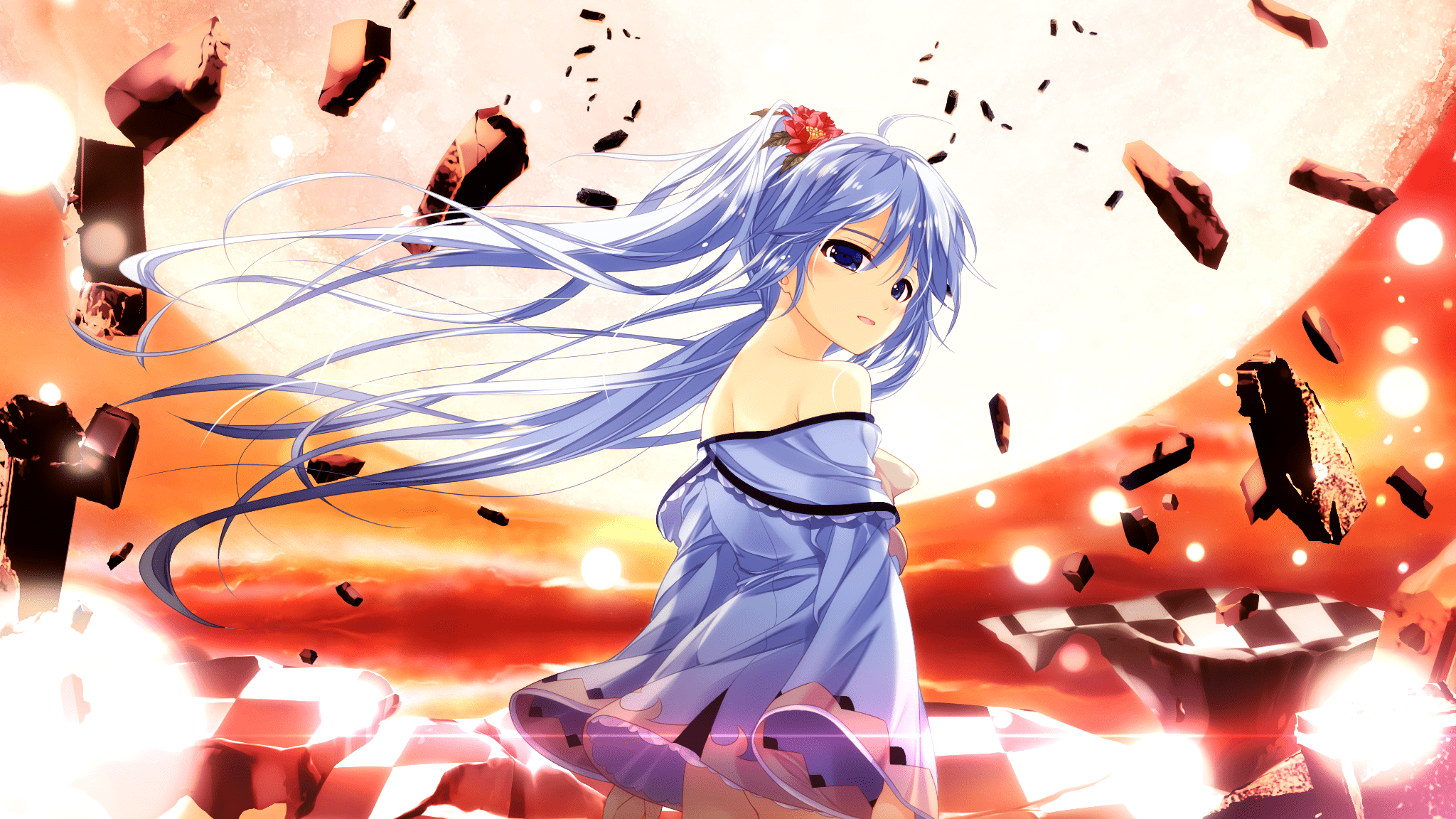 2048x1152 anime girls. Wallpaper No. 195859. Anime, Anime wallpaper, Illustrations and posters