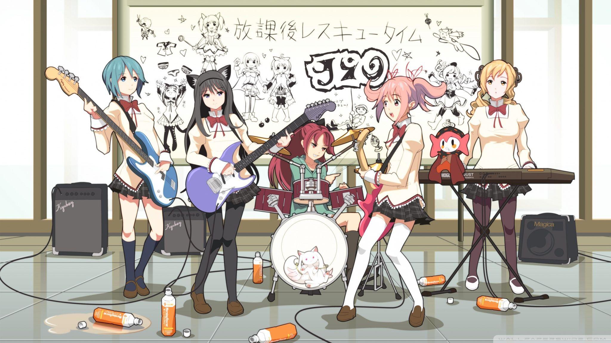 2048x1152 Anime Music Band Ultra HD Desktop .
