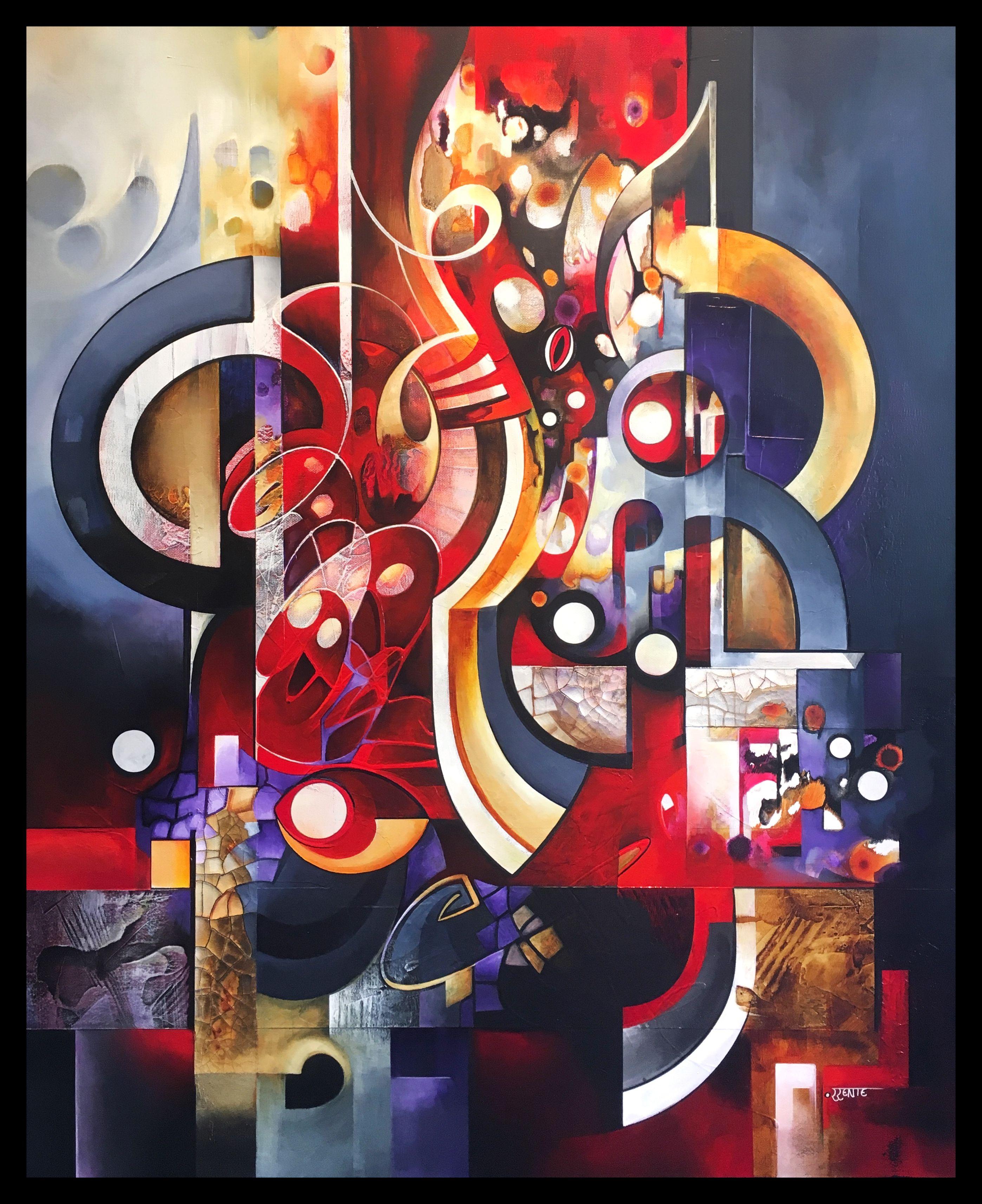 2795x3427 KABUKI ABSTRACT PAINTING