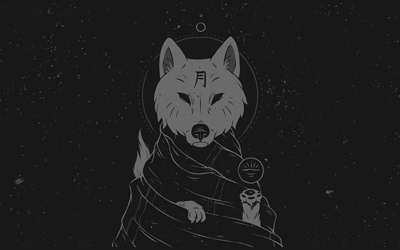 1280x800 Wise Wolf :