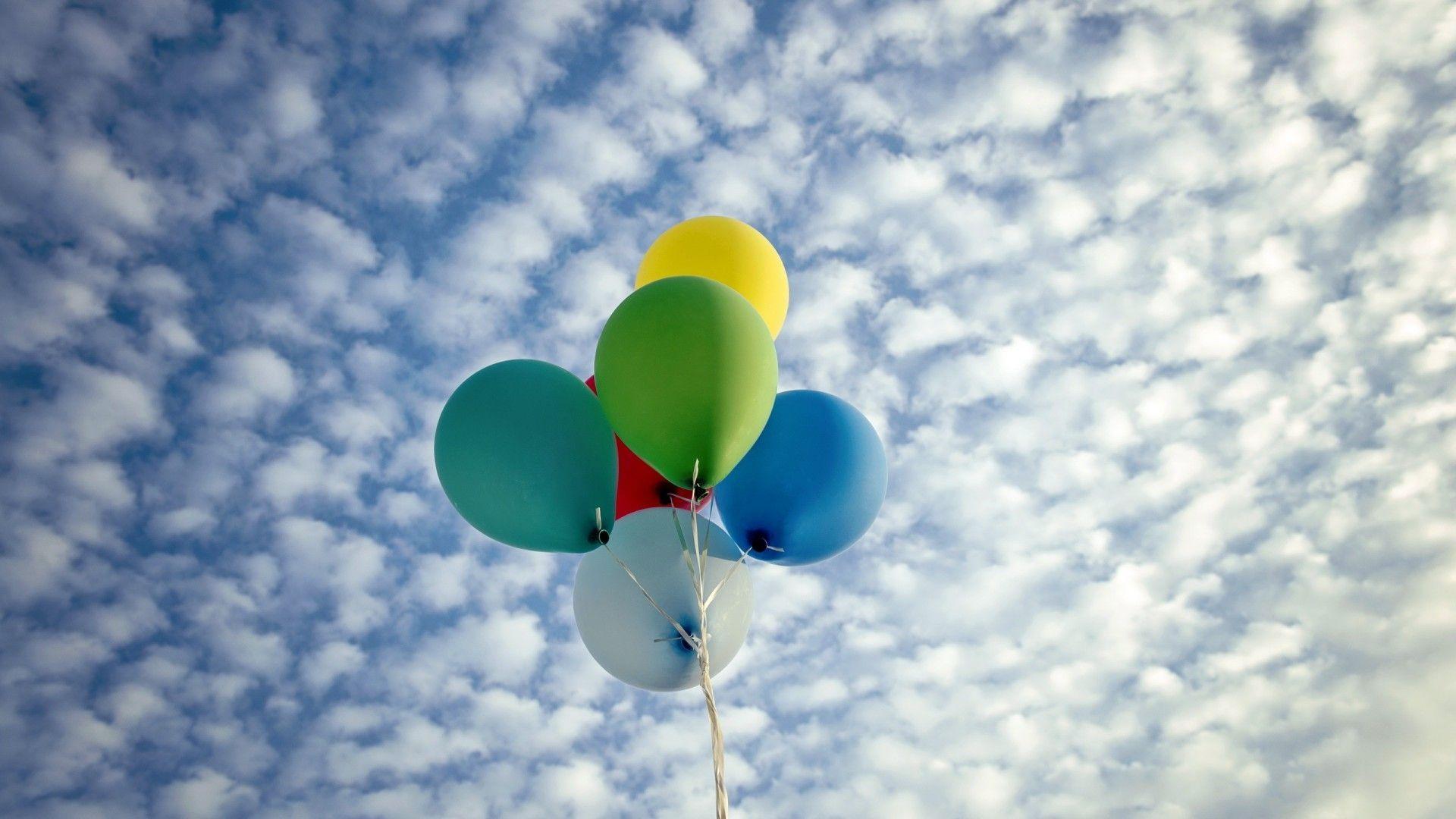 1920x1080 Balloons In Sky. HD Nature Wallpaper .