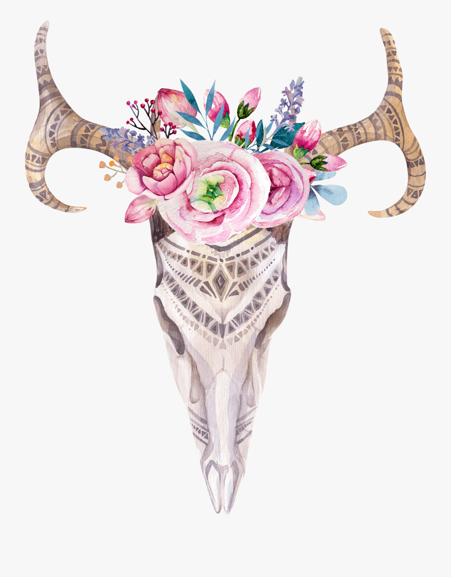 900x1150 Antlers Png Deer Skull Print .